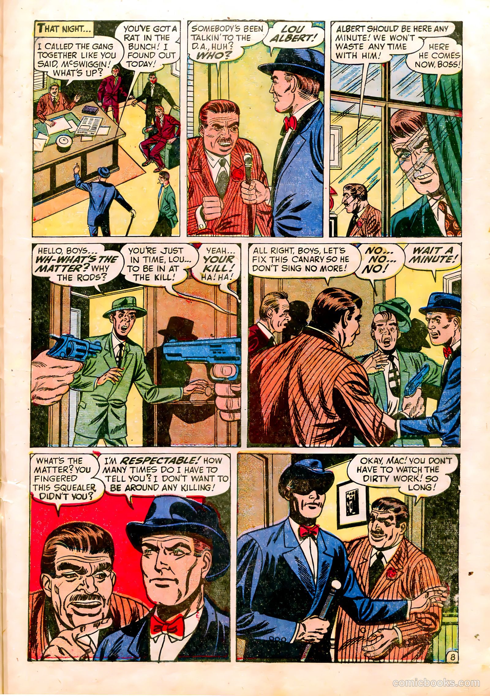 All-Famous Police Cases #9 (1953) — page 21 of 36