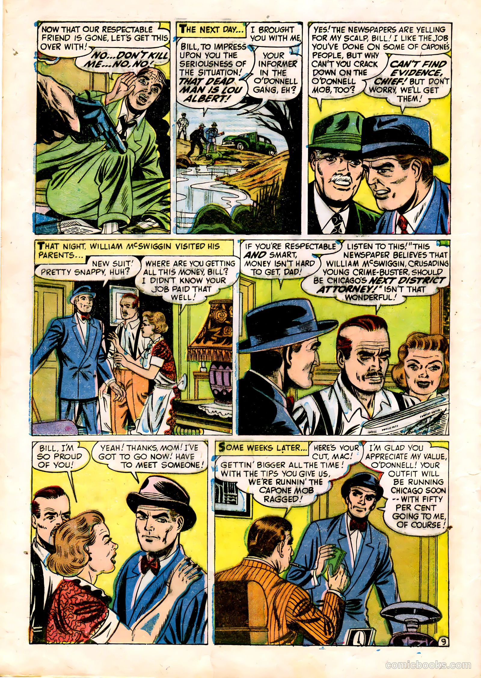 All-Famous Police Cases #9 (1953) — page 22 of 36