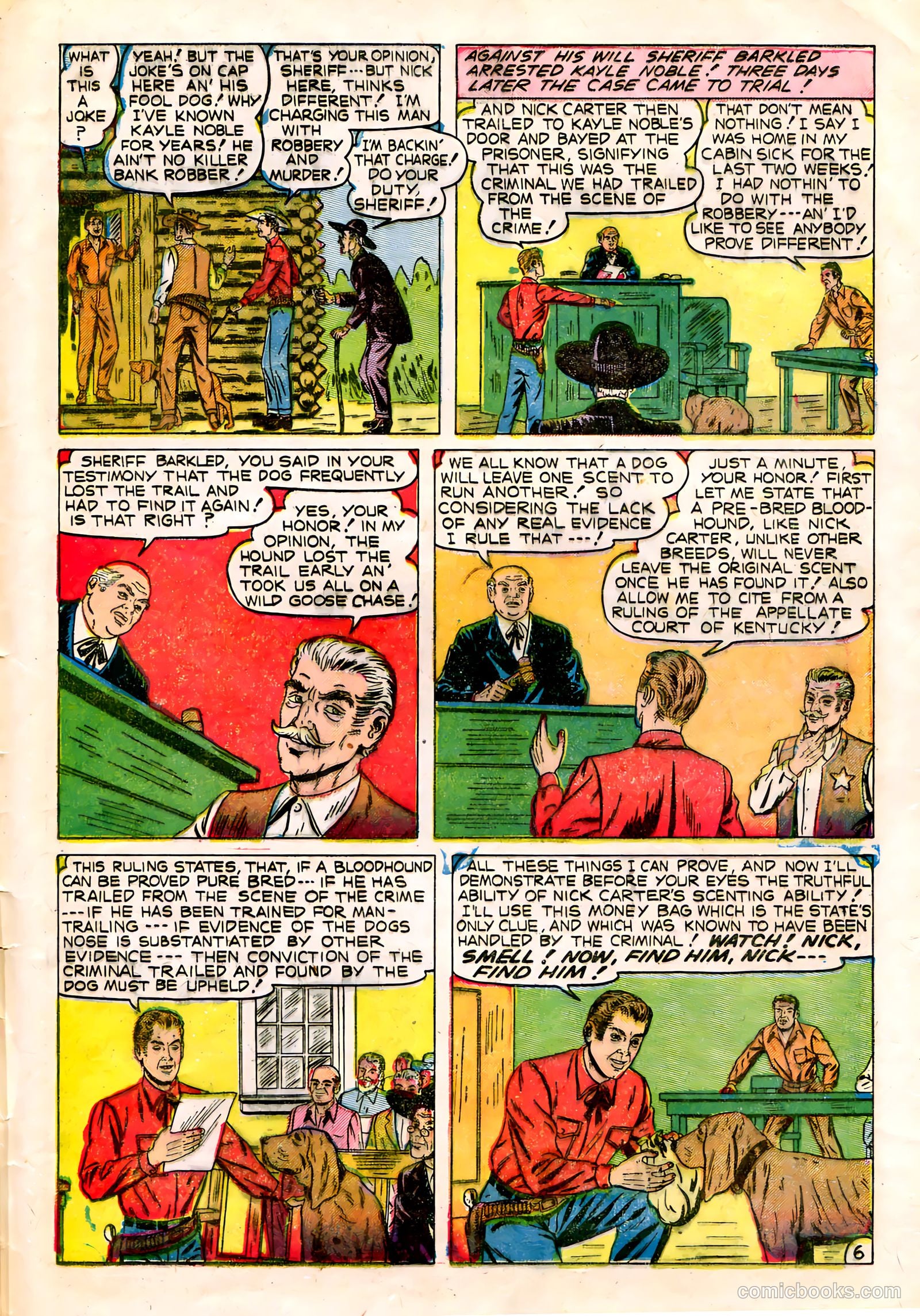 All-Famous Police Cases #9 (1953) — page 31 of 36