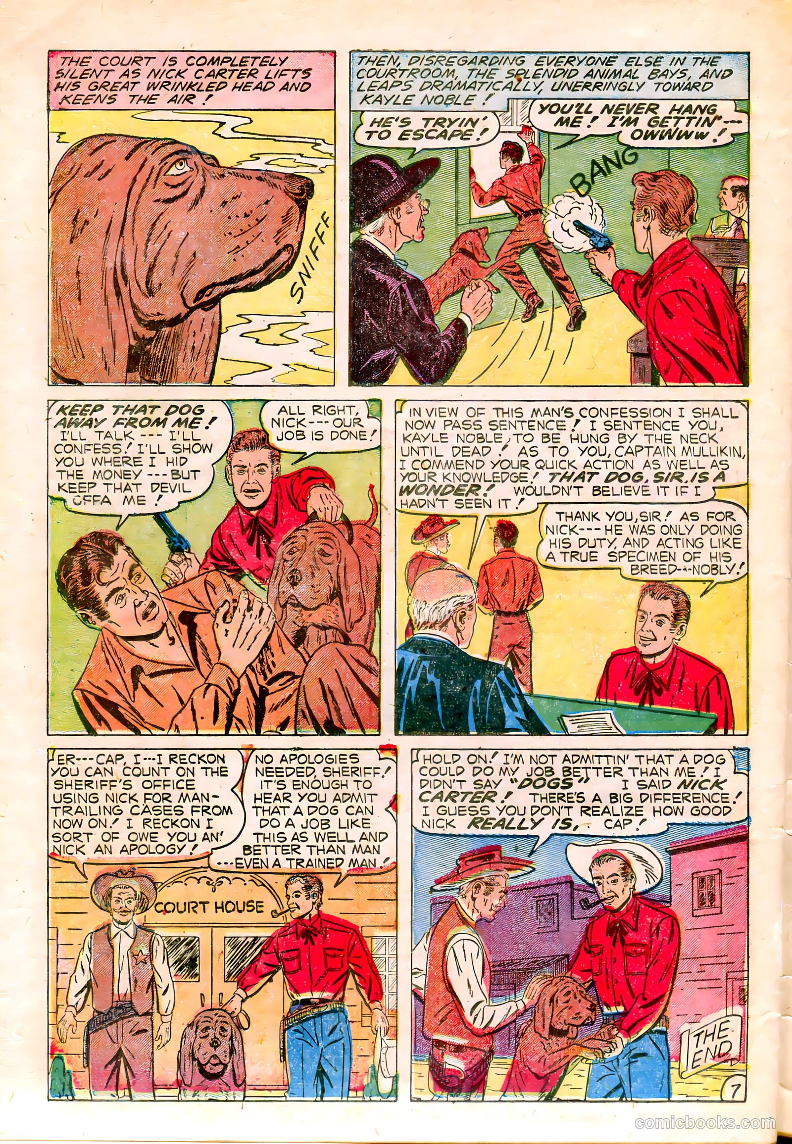 All-Famous Police Cases #9 (1953) — page 32 of 36