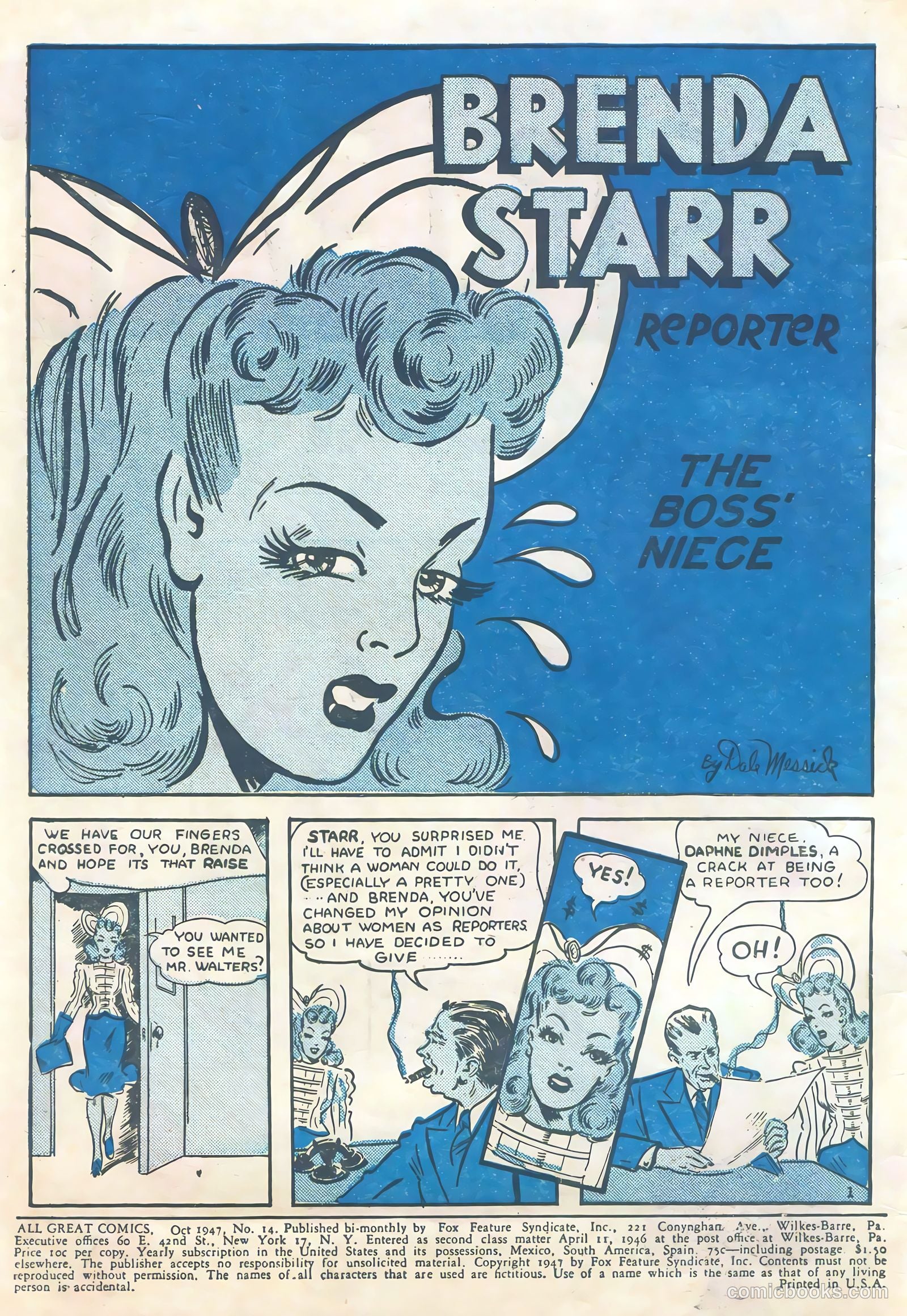 All Great Comics #14 (1947) — page 2 of 36