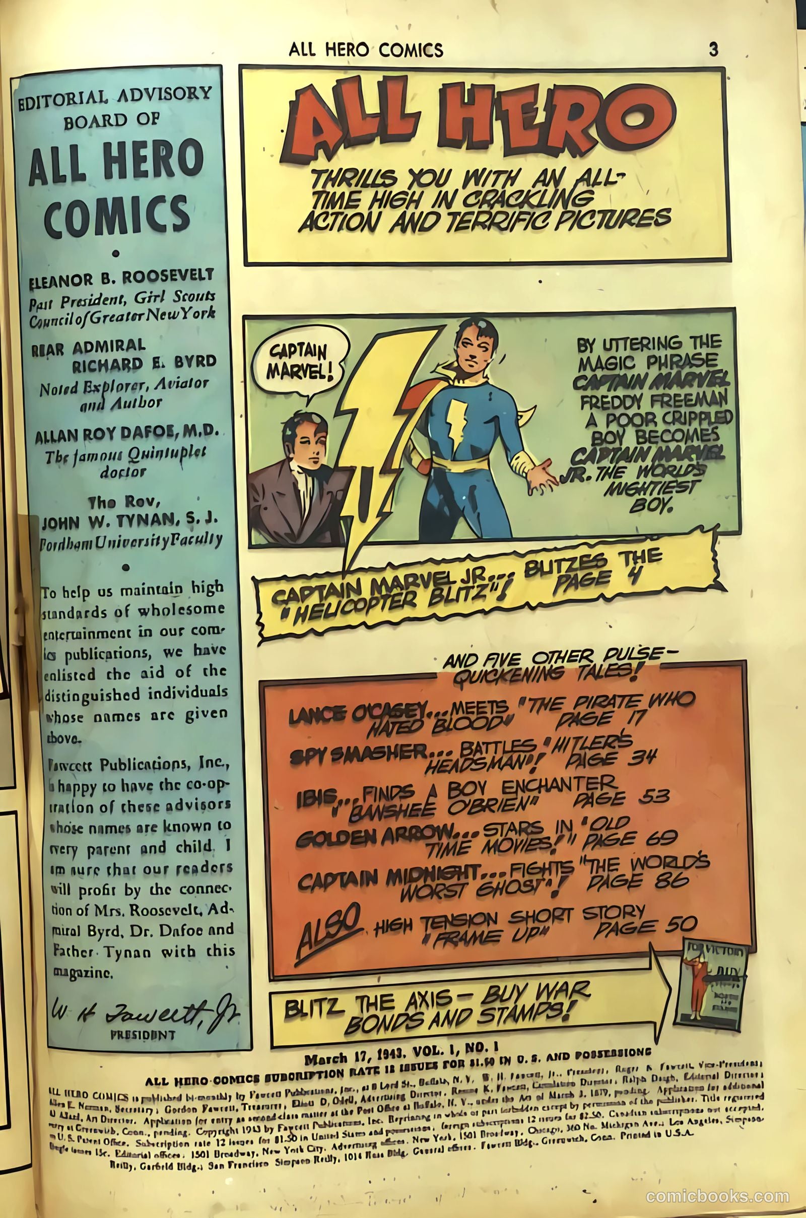 All Hero Comics #1 (1943) — page 3 of 100