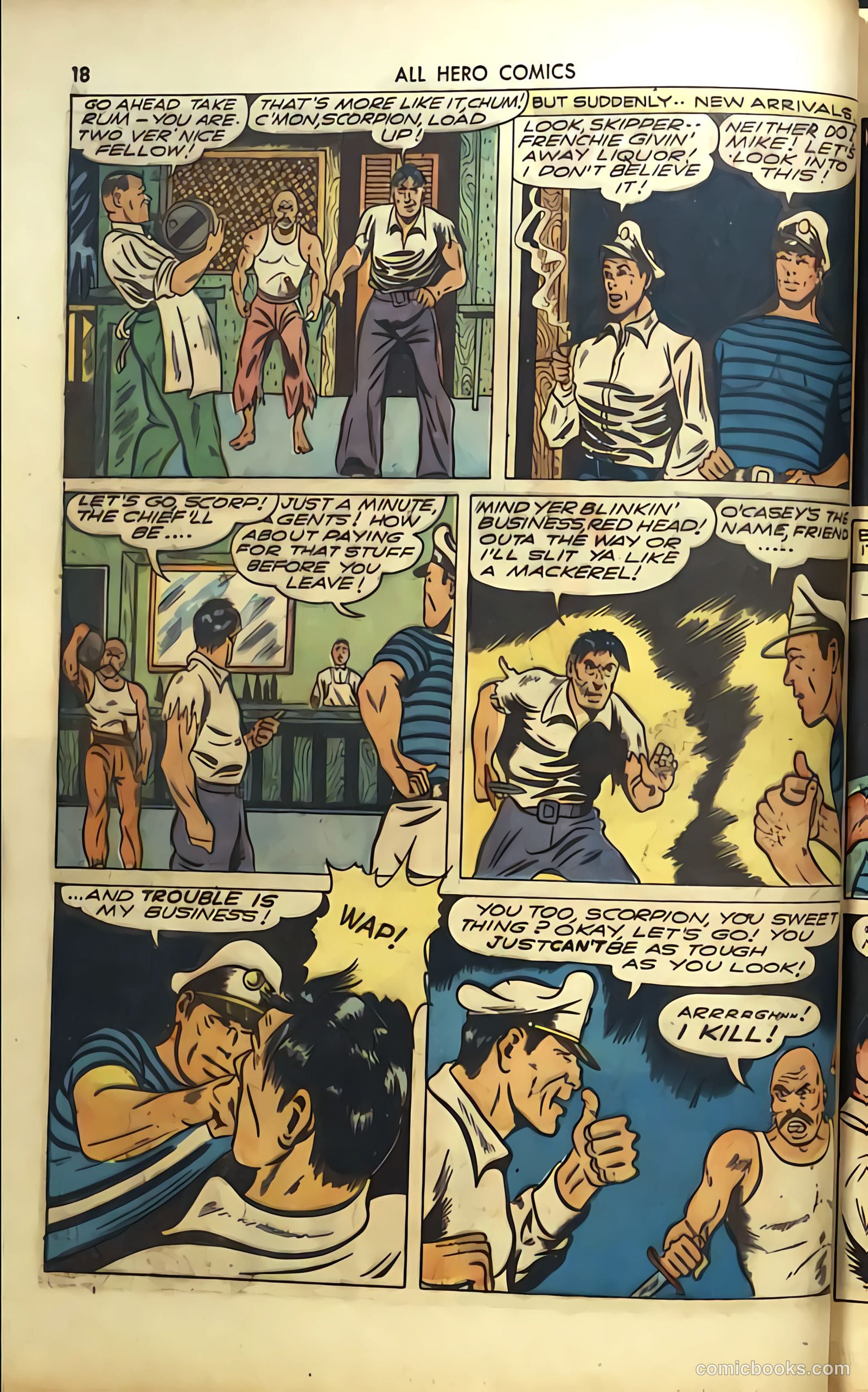 All Hero Comics #1 (1943) — page 18 of 100