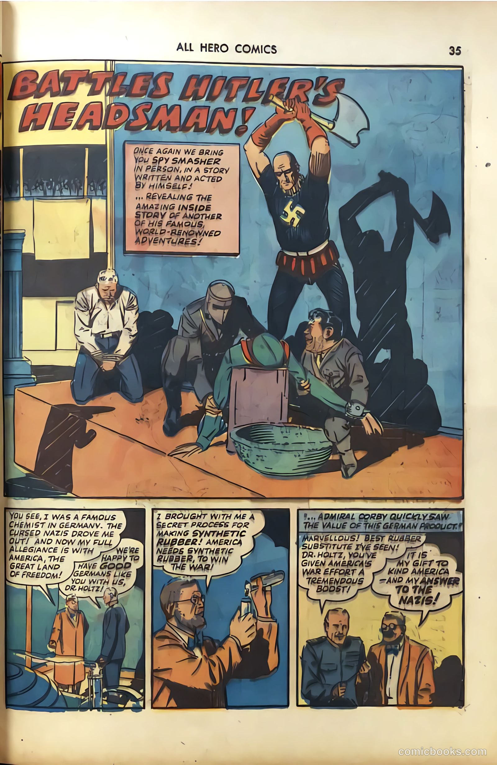 All Hero Comics #1 (1943) — page 35 of 100