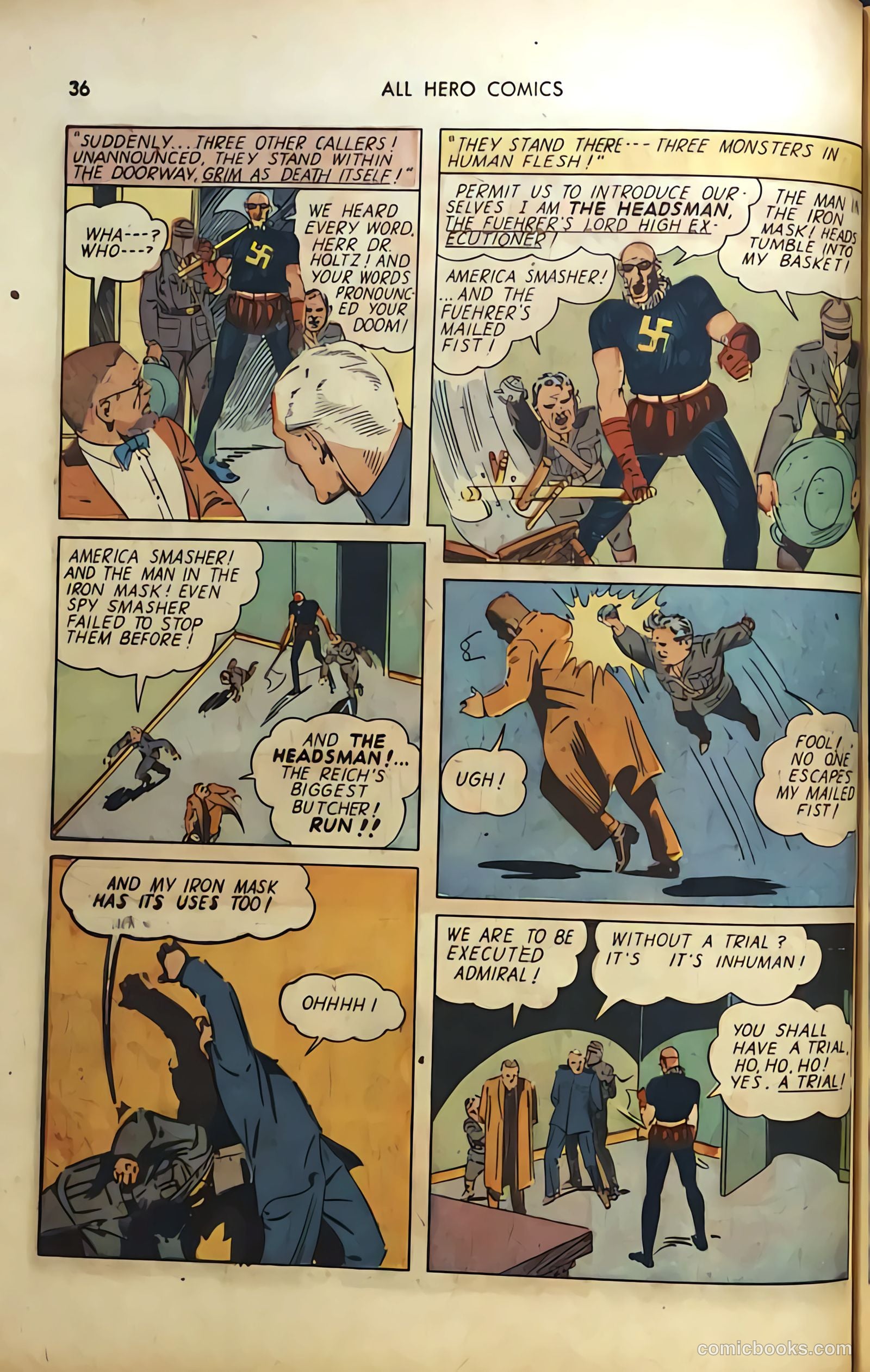 All Hero Comics #1 (1943) — page 36 of 100
