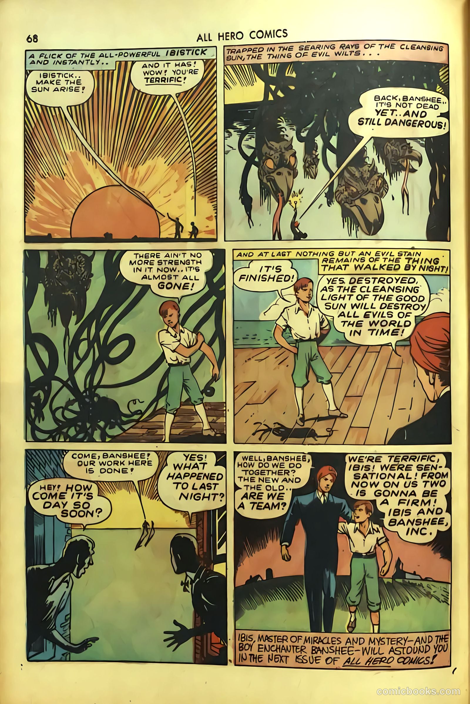 All Hero Comics #1 (1943) — page 68 of 100