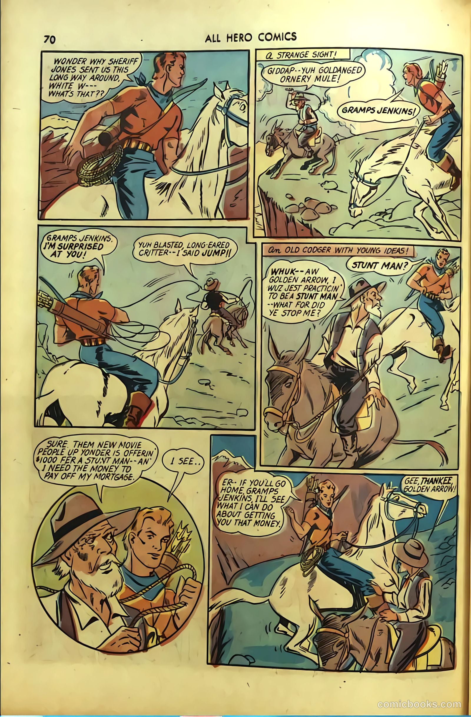 All Hero Comics #1 (1943) — page 70 of 100