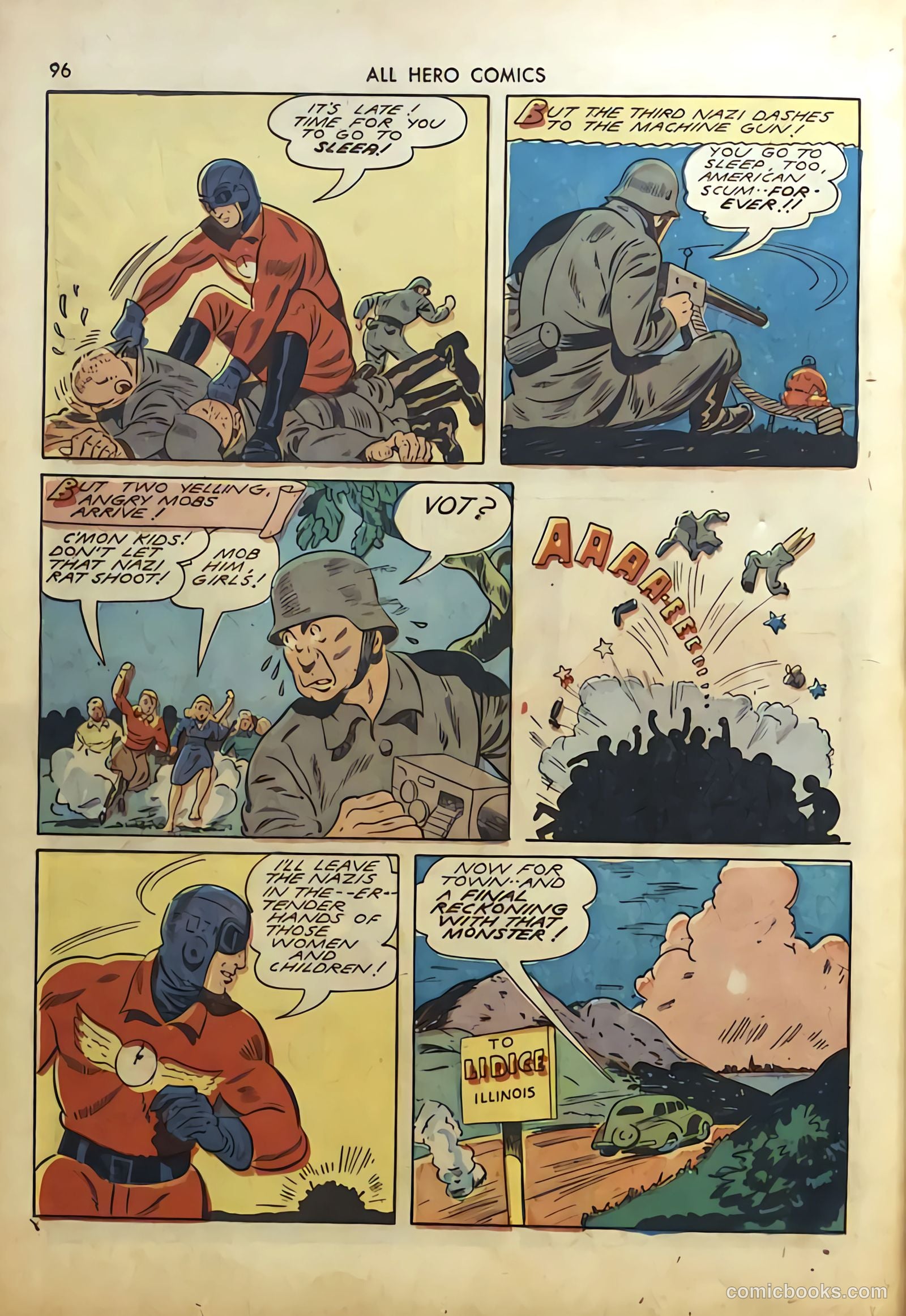 All Hero Comics #1 (1943) — page 96 of 100