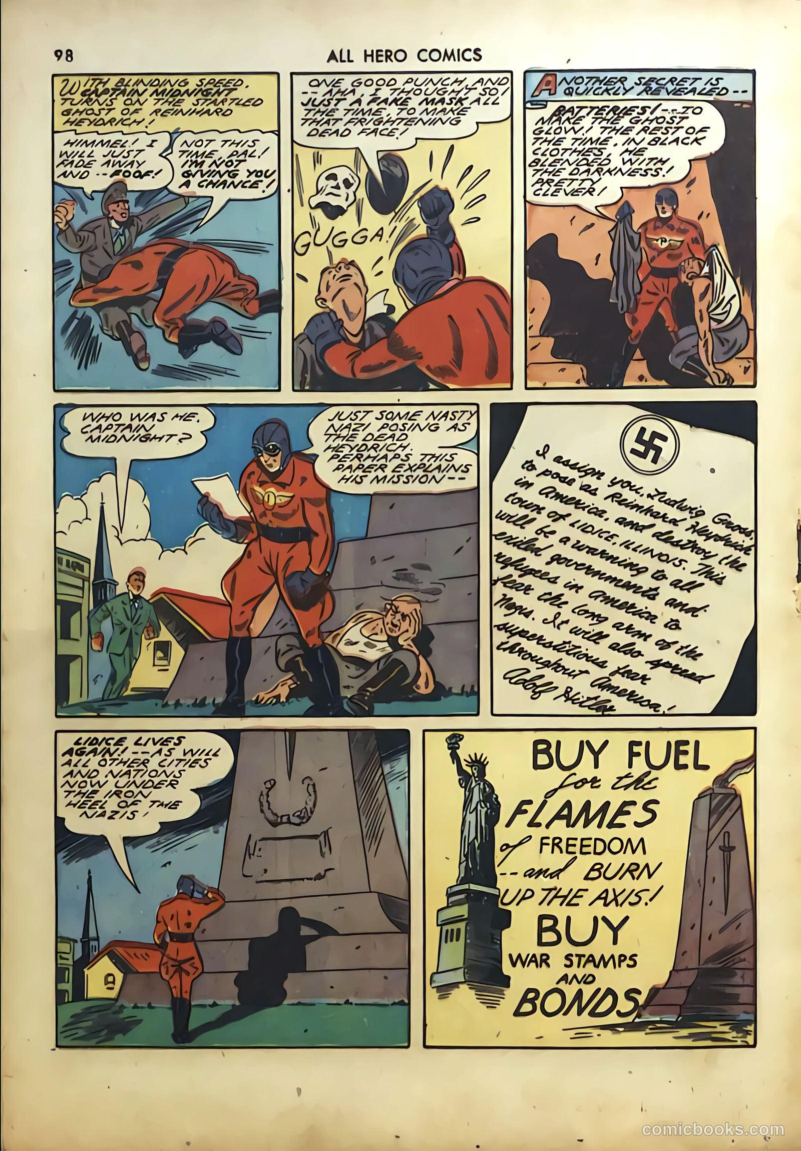 All Hero Comics #1 (1943) — page 98 of 100