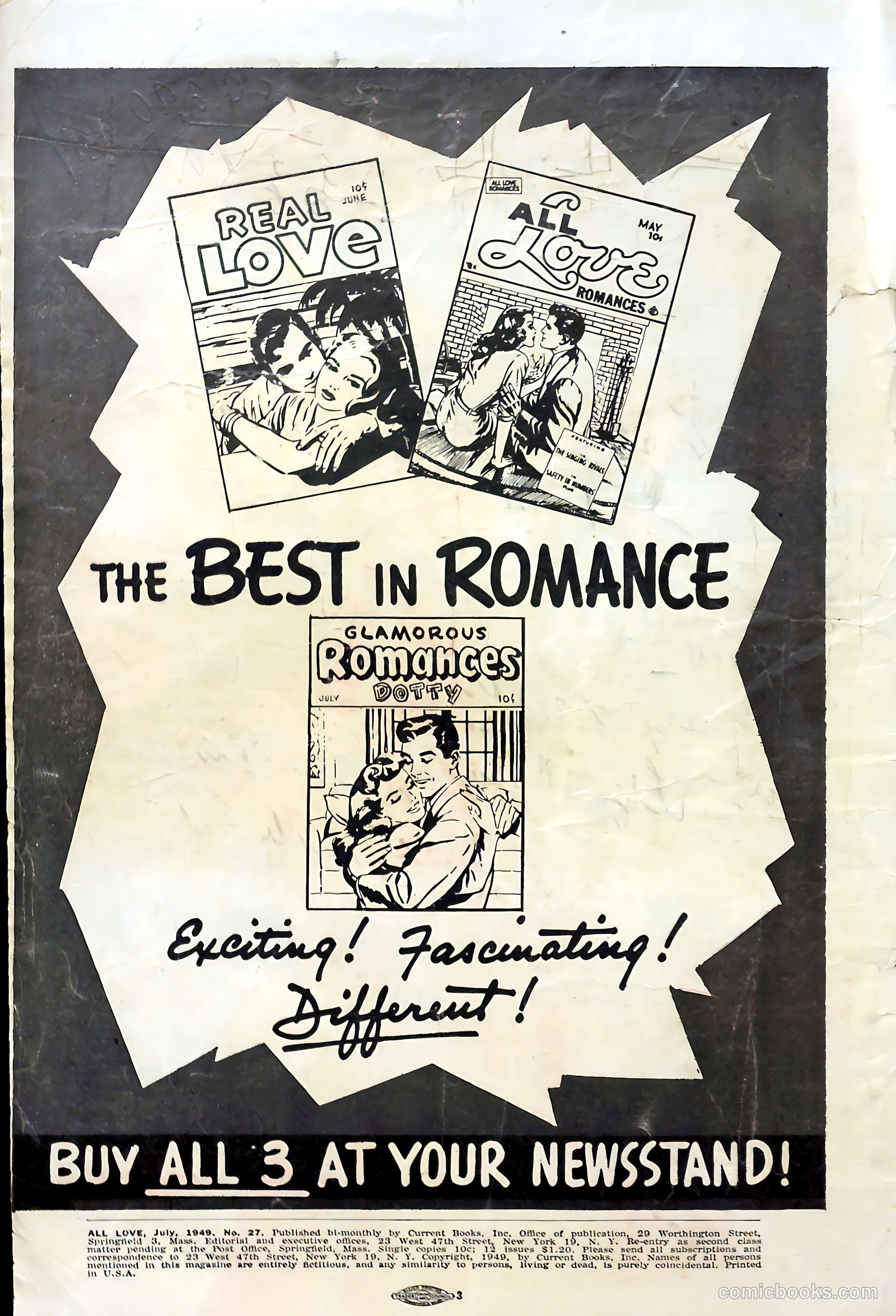 All Love #27 (1949) — page 2 of 36