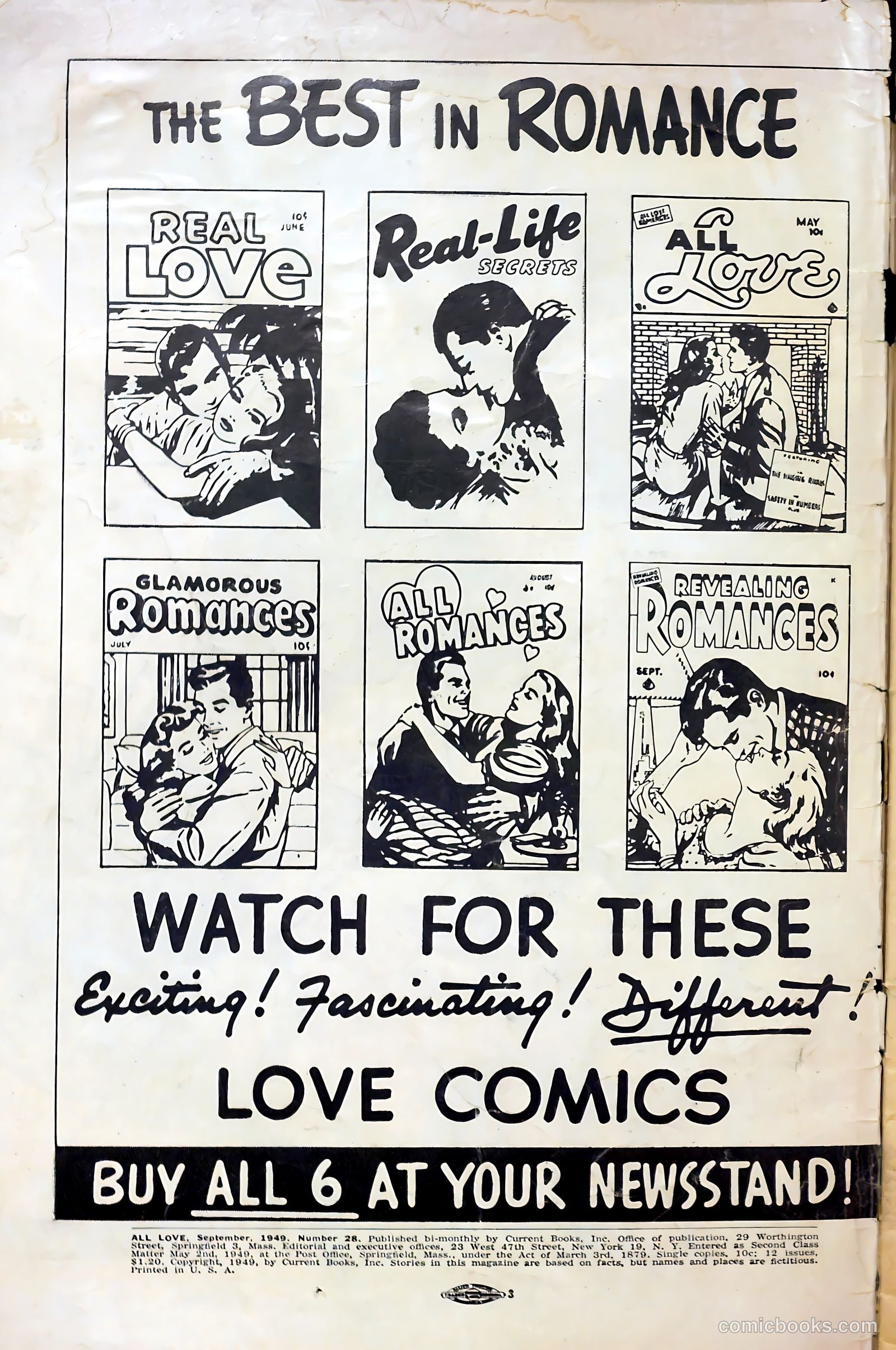 All Love #28 (1949) — page 2 of 36