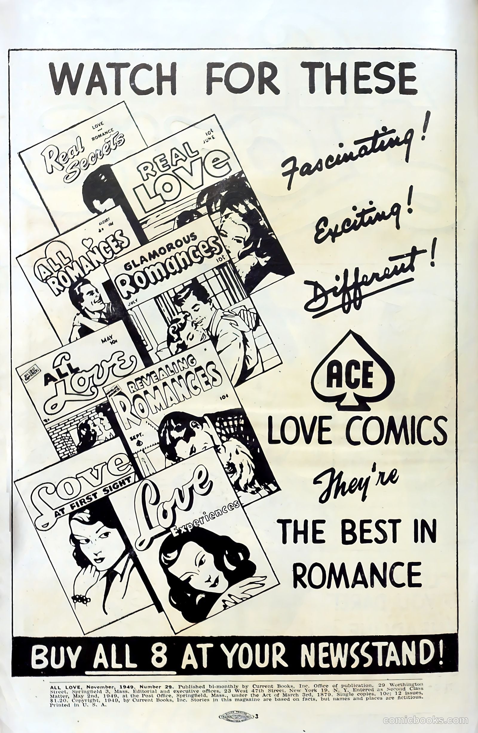 All Love #29 (1949) — page 2 of 36