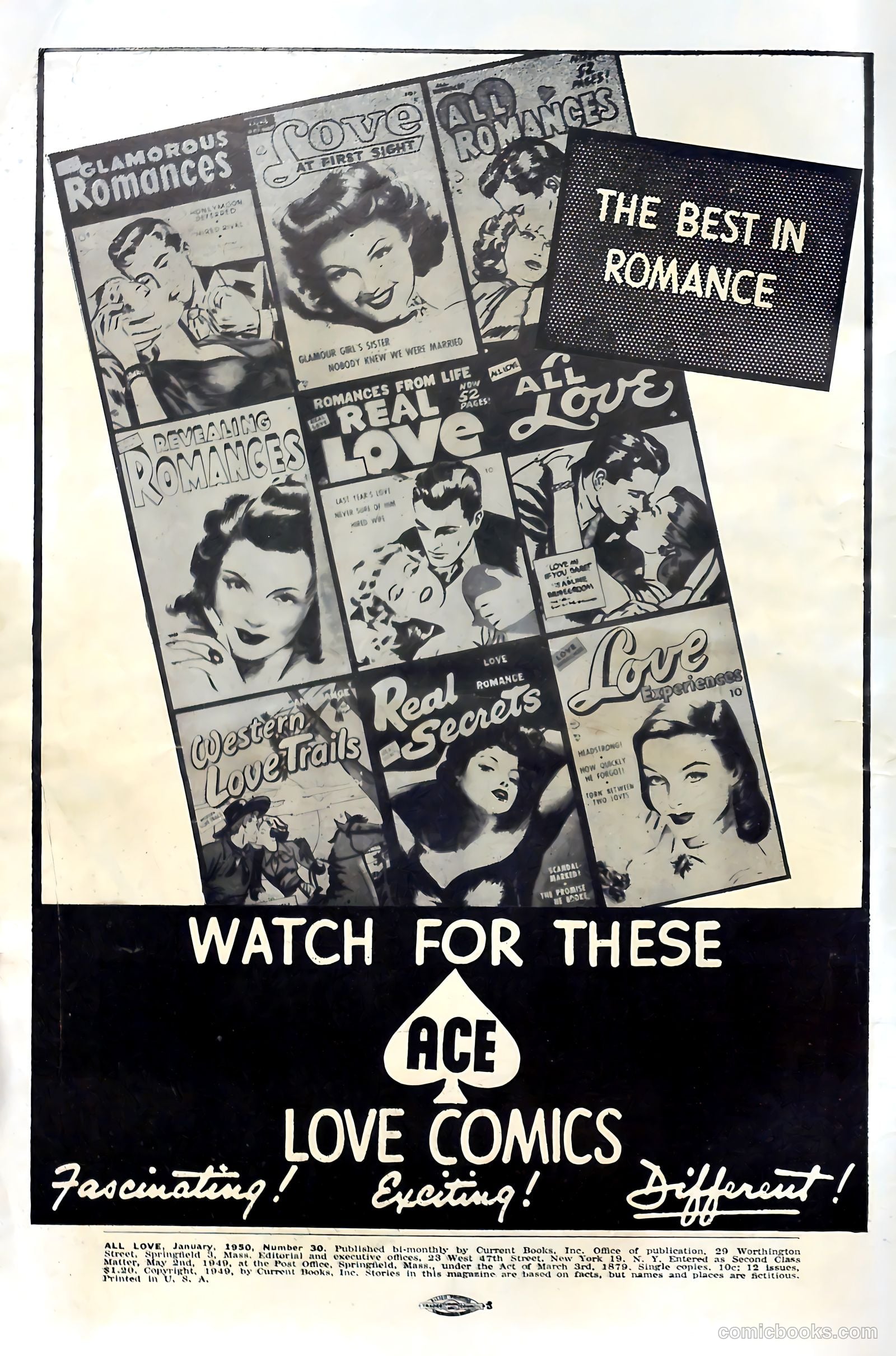 All Love #30 (1950) — page 2 of 37