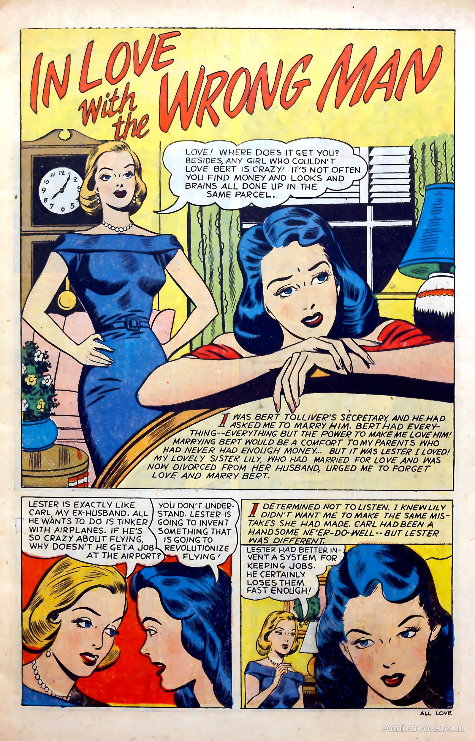 All Love #32 (1950) — page 3 of 36