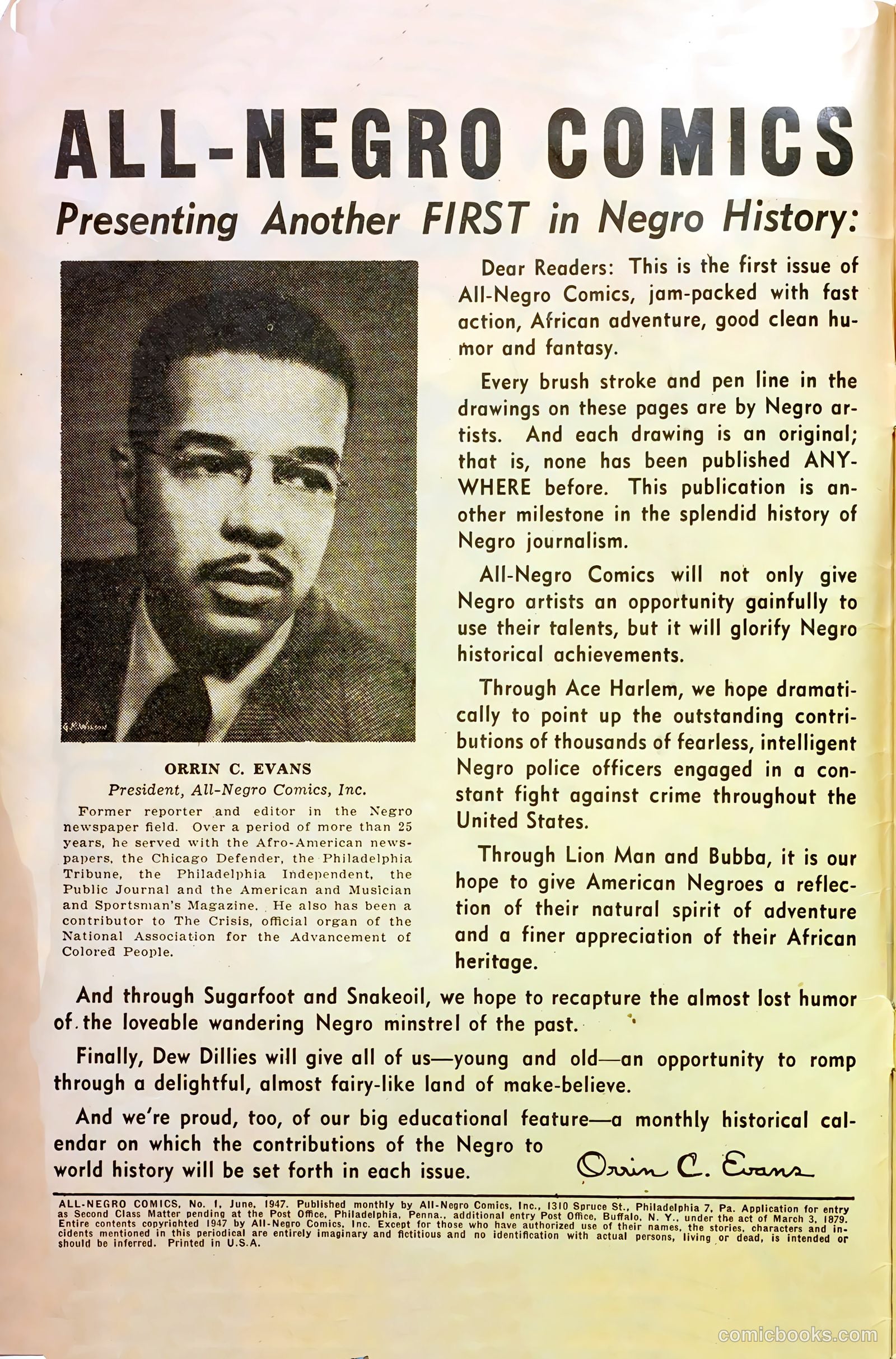 All-Negro Comics #1 (1947) — page 2 of 51