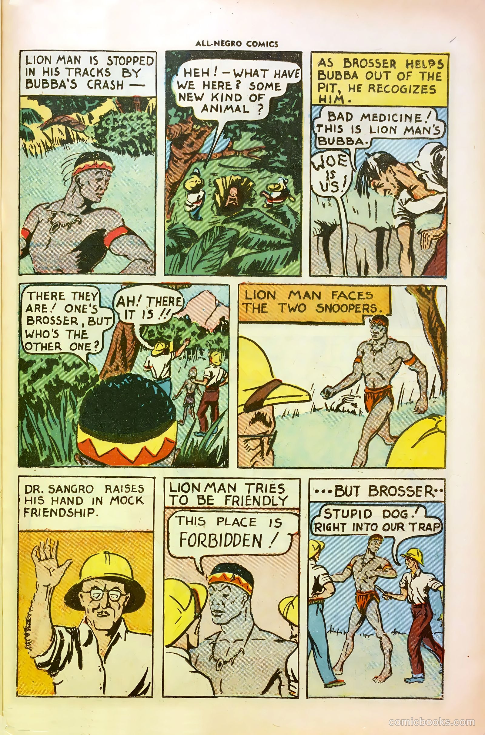 All-Negro Comics #1 (1947) — page 34 of 51