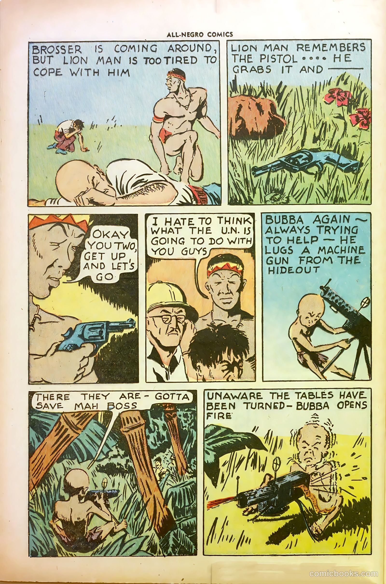 All-Negro Comics #1 (1947) — page 37 of 51