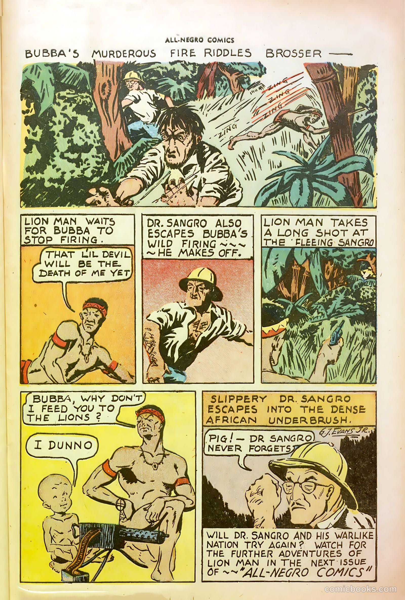 All-Negro Comics #1 (1947) — page 38 of 51
