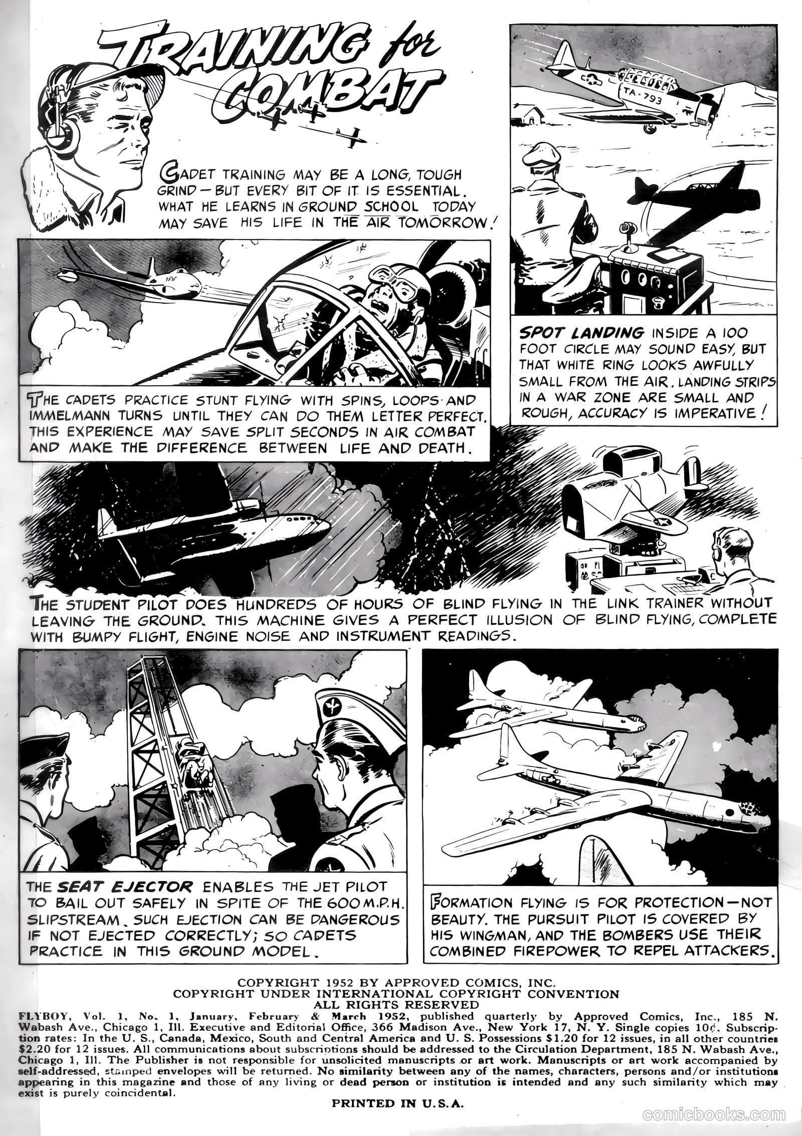 Flyboy #1 (1952) — page 2 of 36