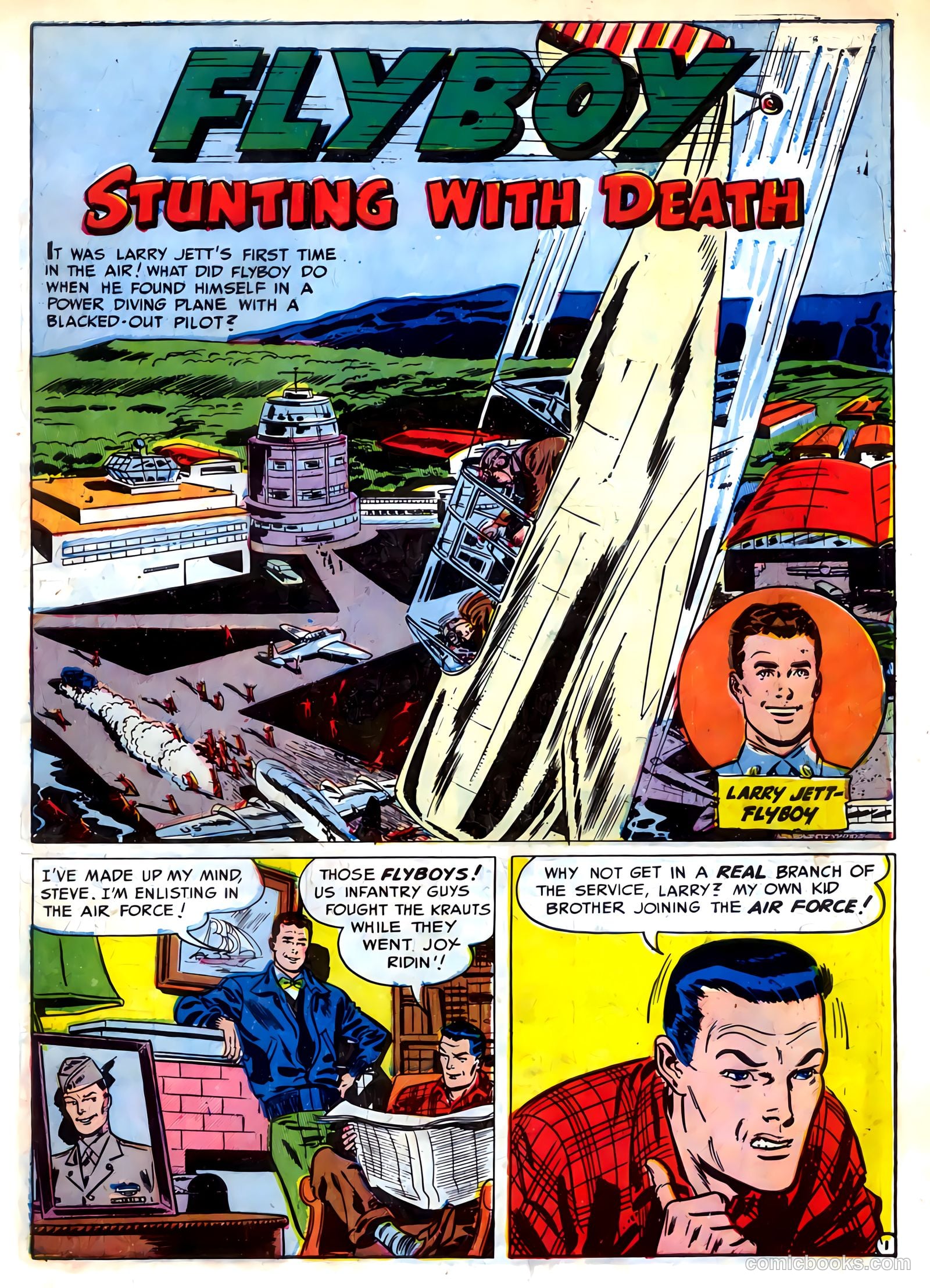Flyboy #1 (1952) — page 3 of 36