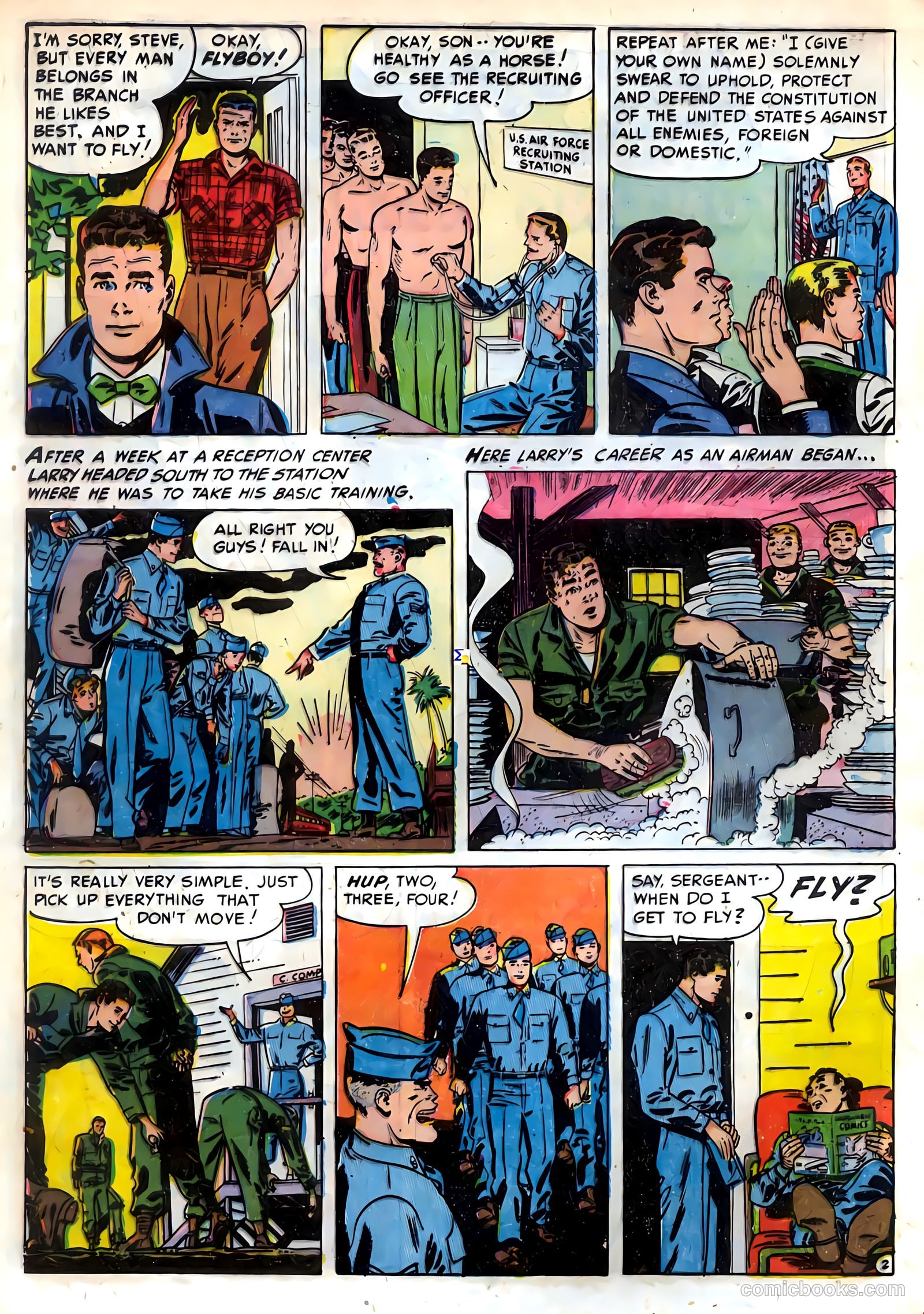 Flyboy #1 (1952) — page 4 of 36