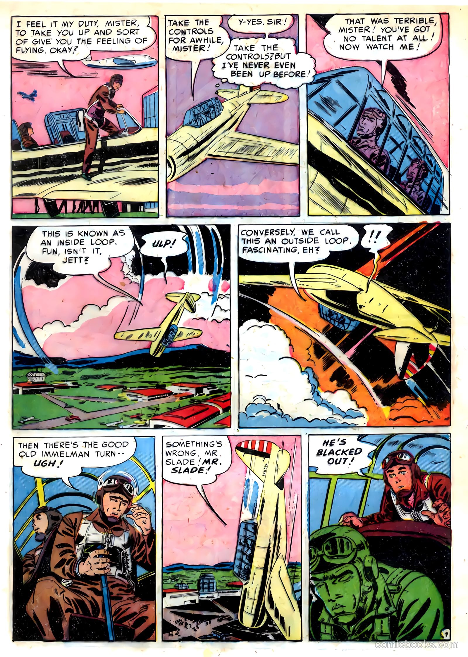 Flyboy #1 (1952) — page 9 of 36