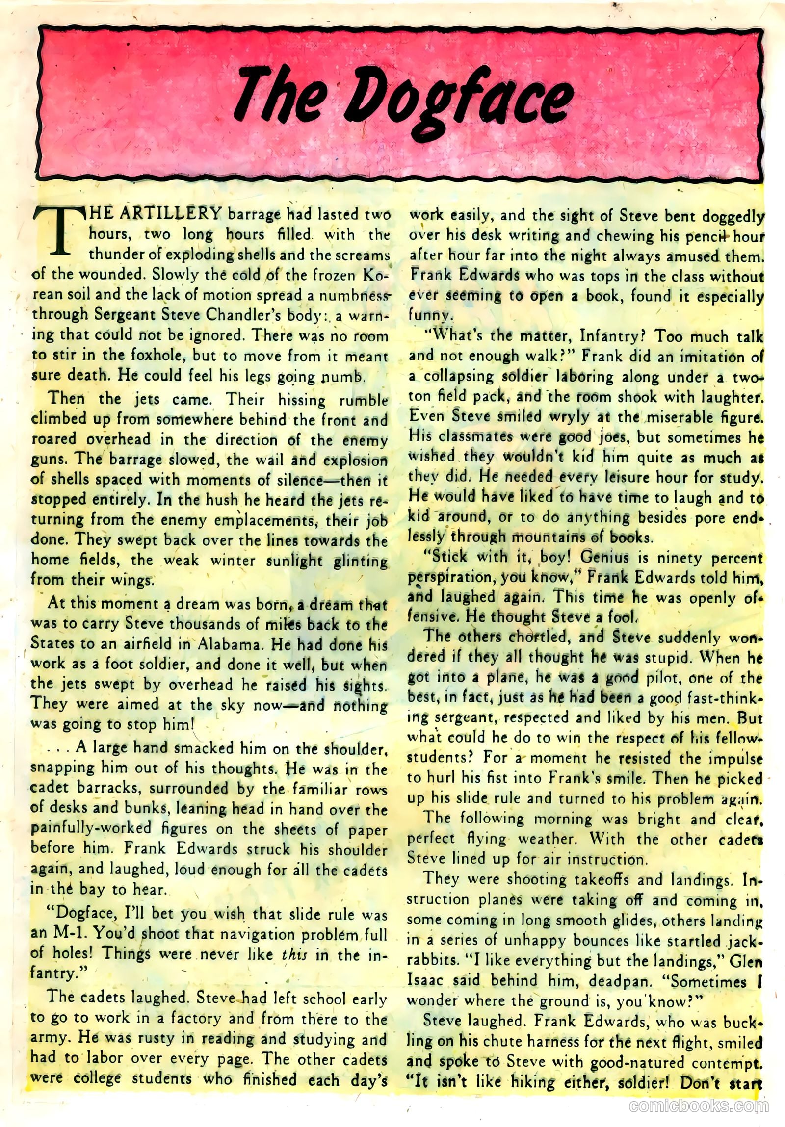 Flyboy #1 (1952) — page 20 of 36
