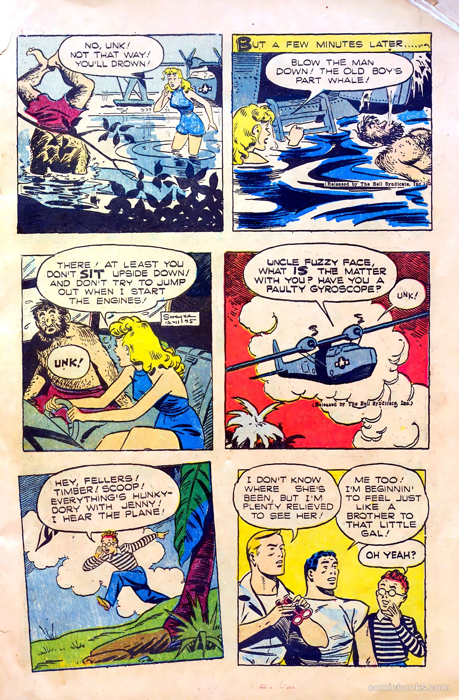 Flyin' Jenny #1 (1946) — page 7 of 36