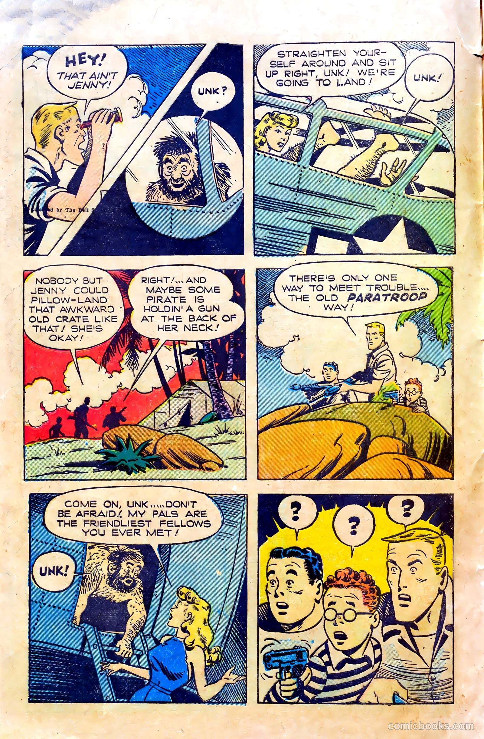 Flyin' Jenny #1 (1946) — page 8 of 36