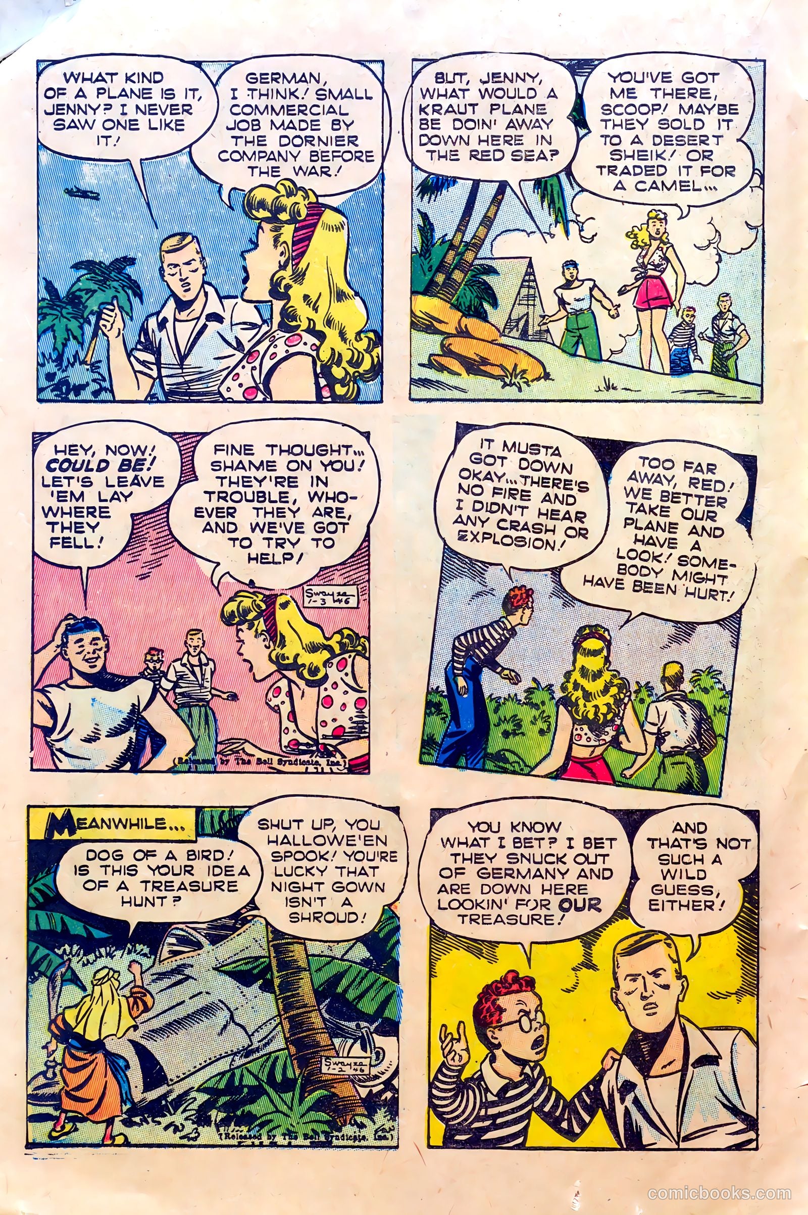 Flyin' Jenny #1 (1946) — page 14 of 36