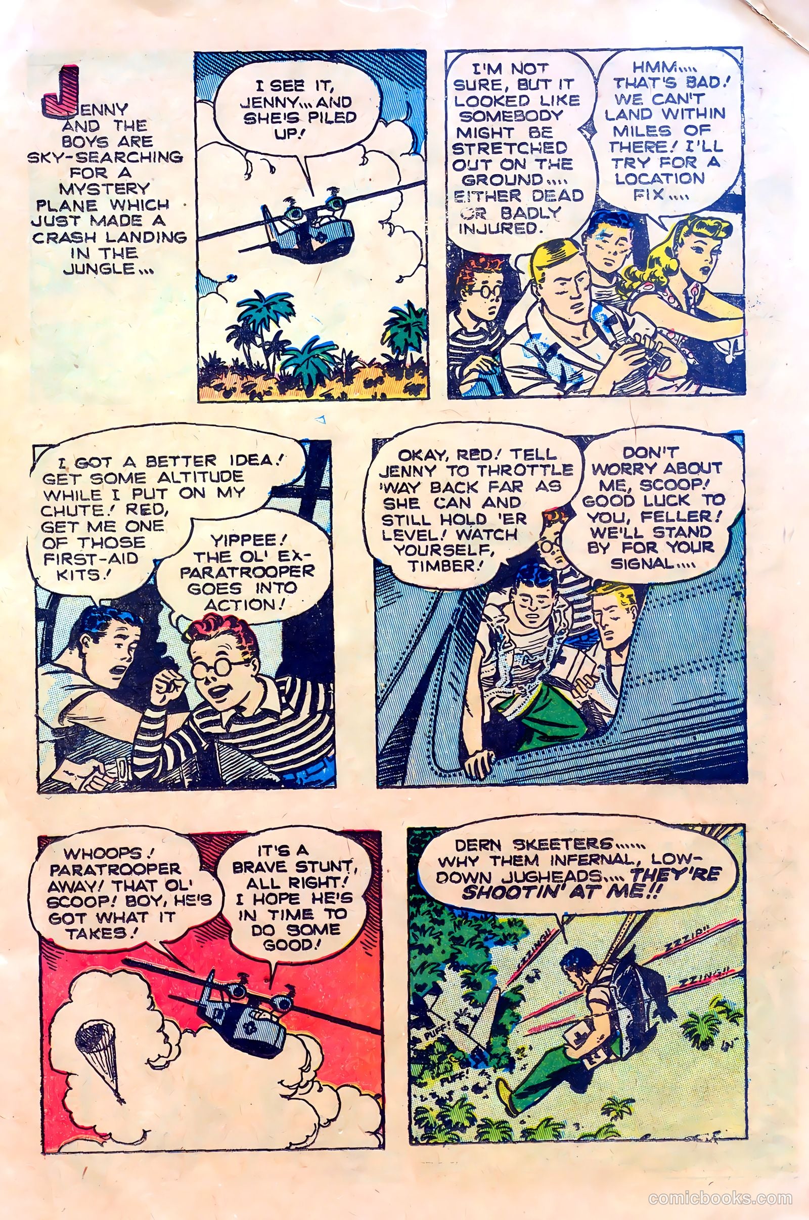 Flyin' Jenny #1 (1946) — page 15 of 36