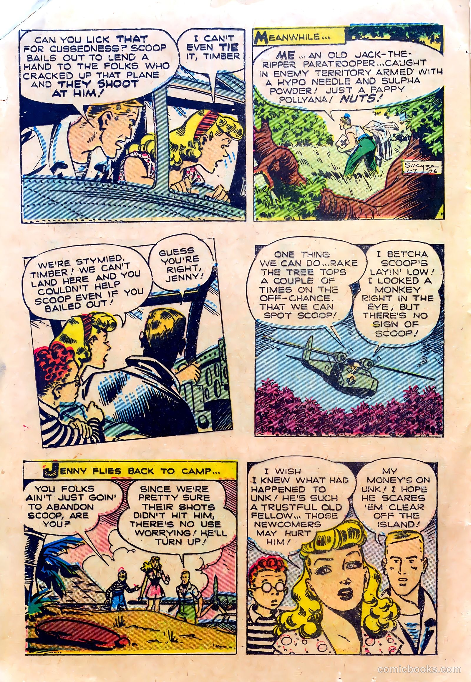 Flyin' Jenny #1 (1946) — page 16 of 36