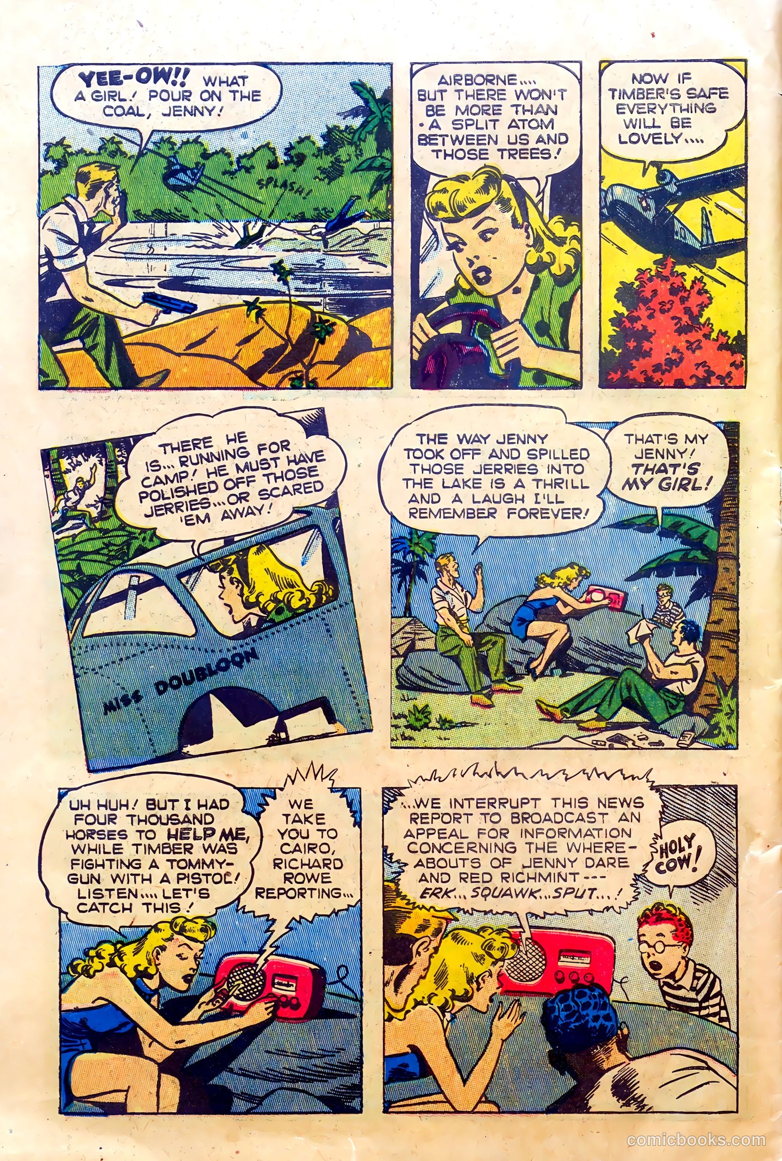 Flyin' Jenny #1 (1946) — page 30 of 36