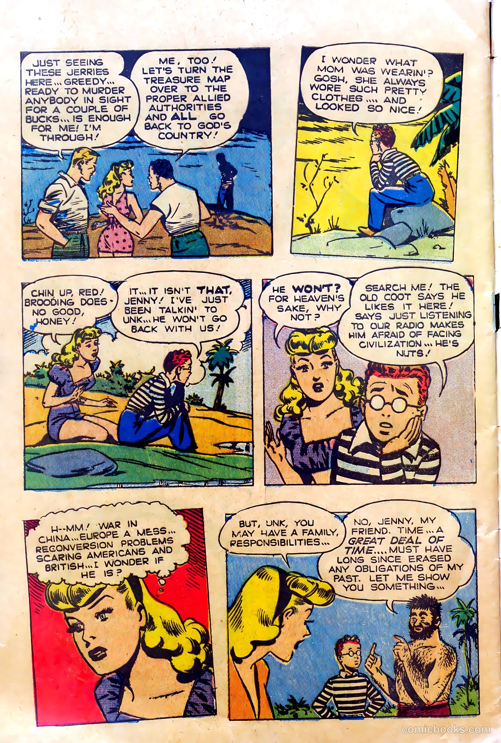 Flyin' Jenny #1 (1946) — page 32 of 36