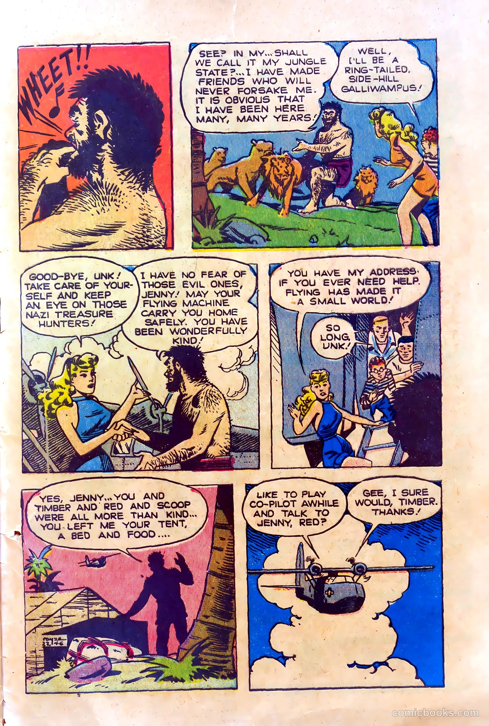Flyin' Jenny #1 (1946) — page 33 of 36