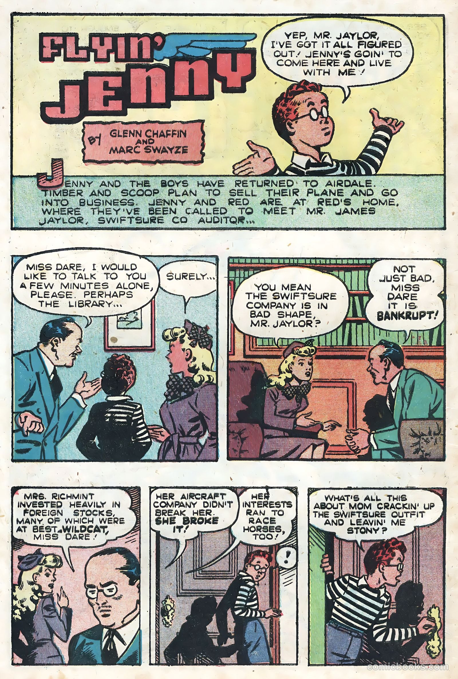 Flyin' Jenny #2 (1947) — page 4 of 36
