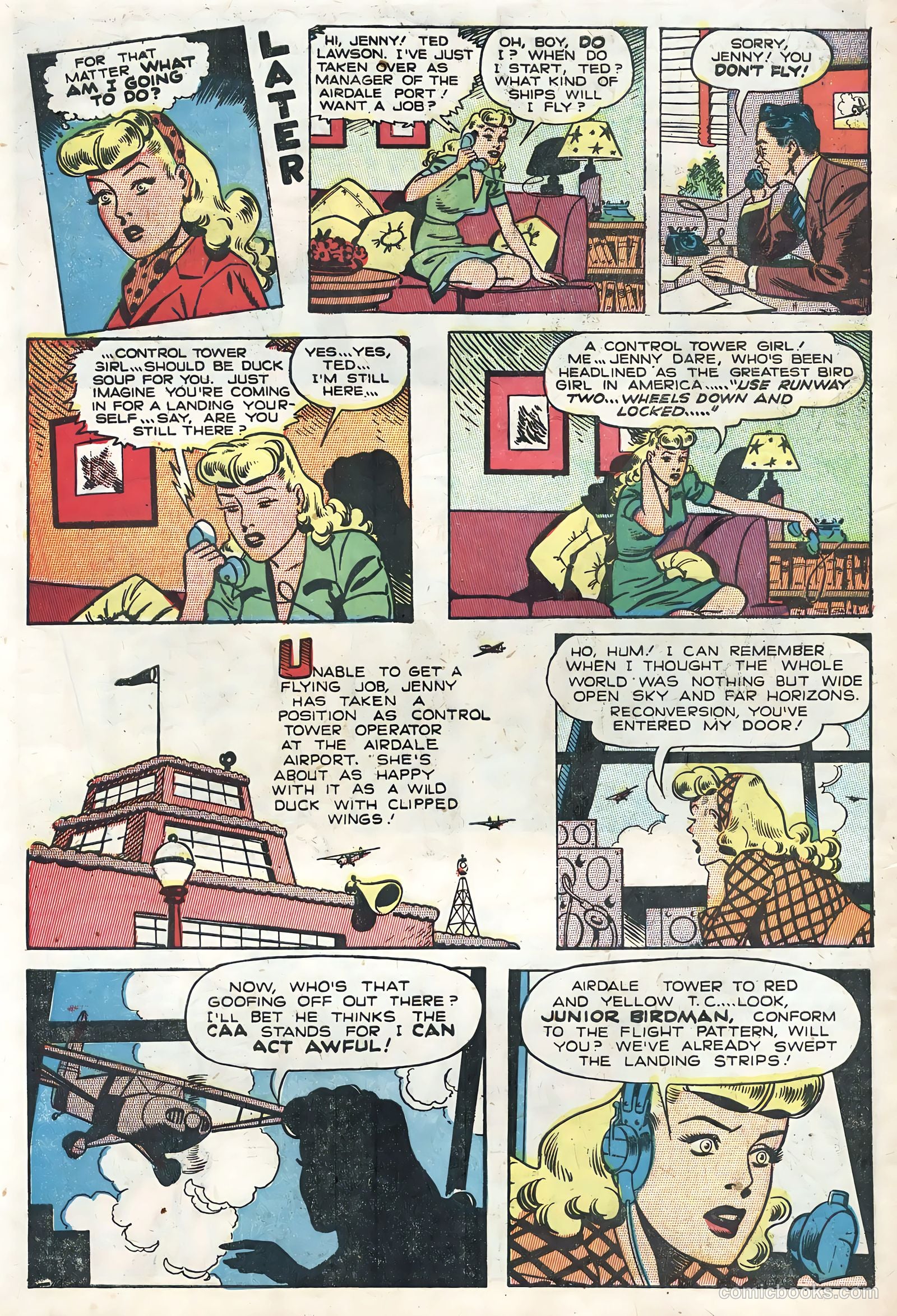 Flyin' Jenny #2 (1947) — page 6 of 36
