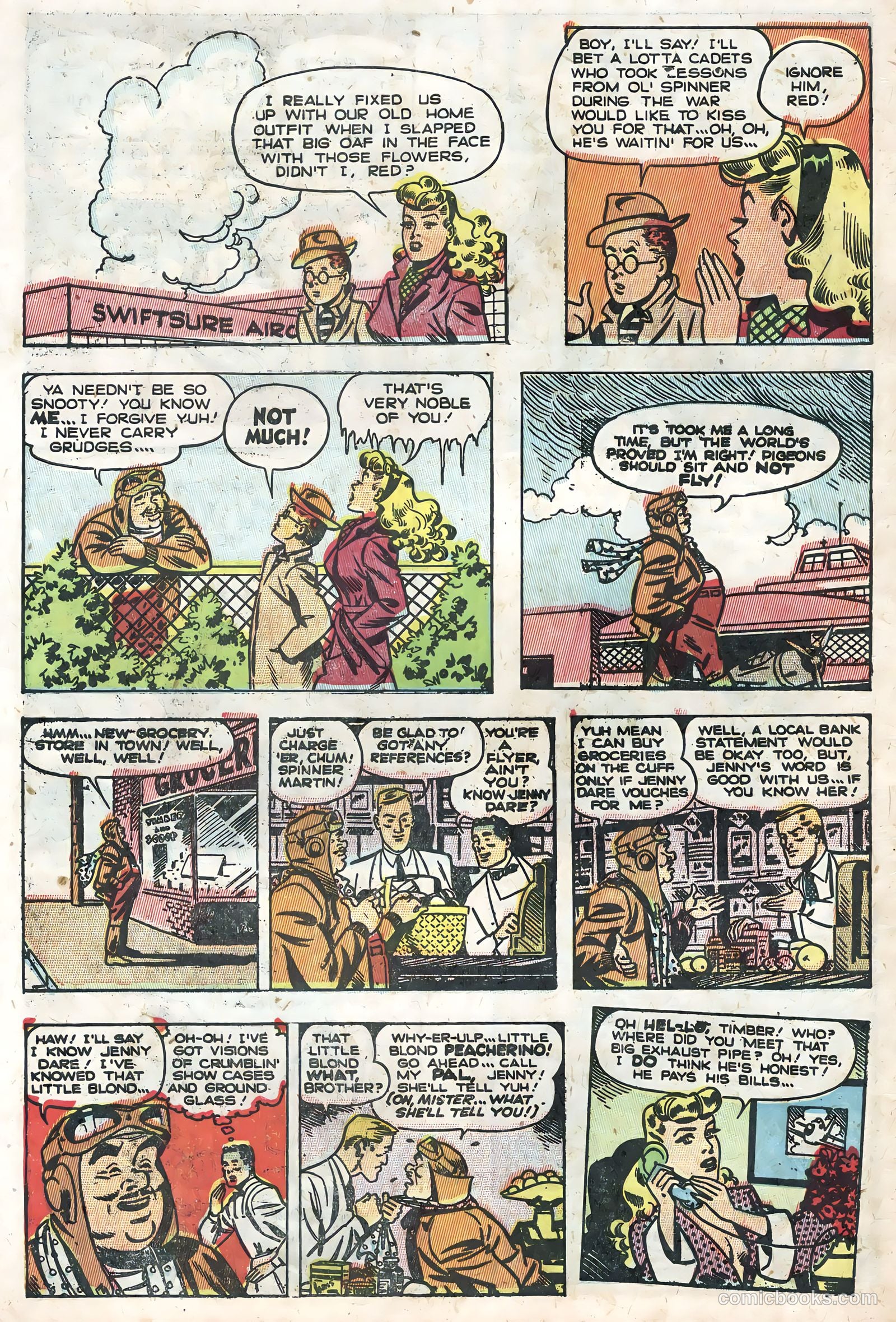 Flyin' Jenny #2 (1947) — page 8 of 36