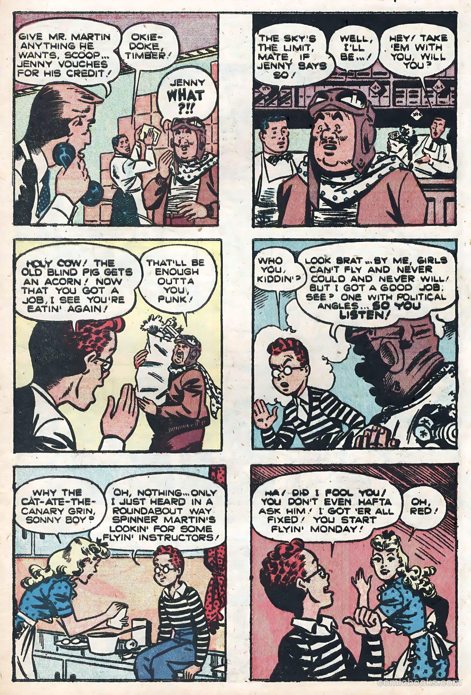 Flyin' Jenny #2 (1947) — page 9 of 36