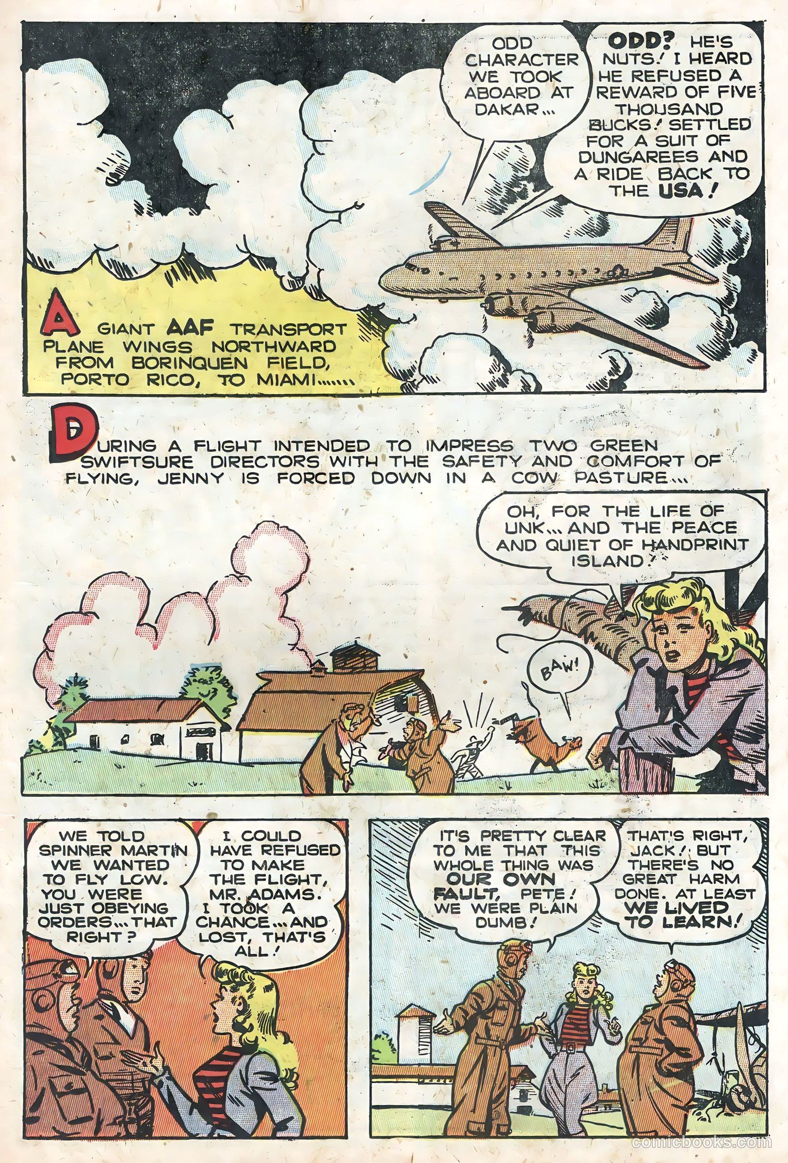 Flyin' Jenny #2 (1947) — page 13 of 36