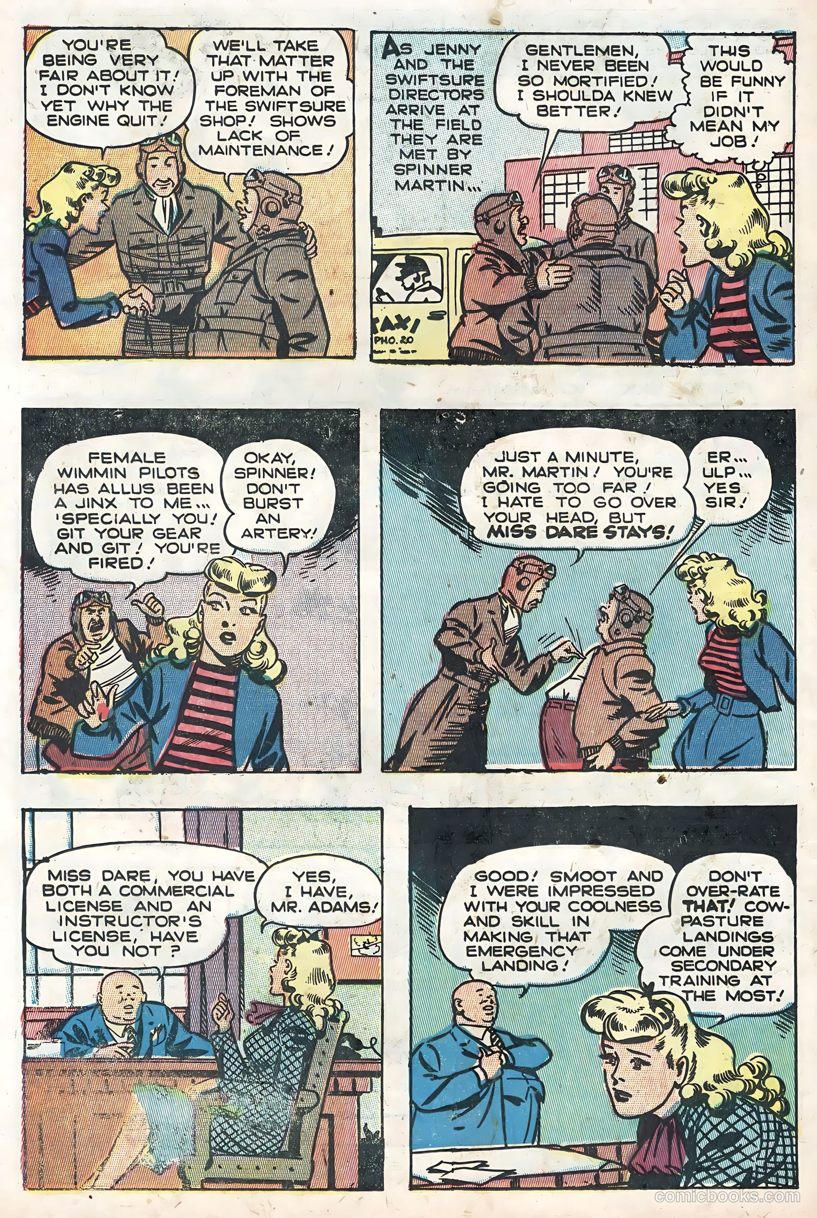Flyin' Jenny #2 (1947) — page 14 of 36