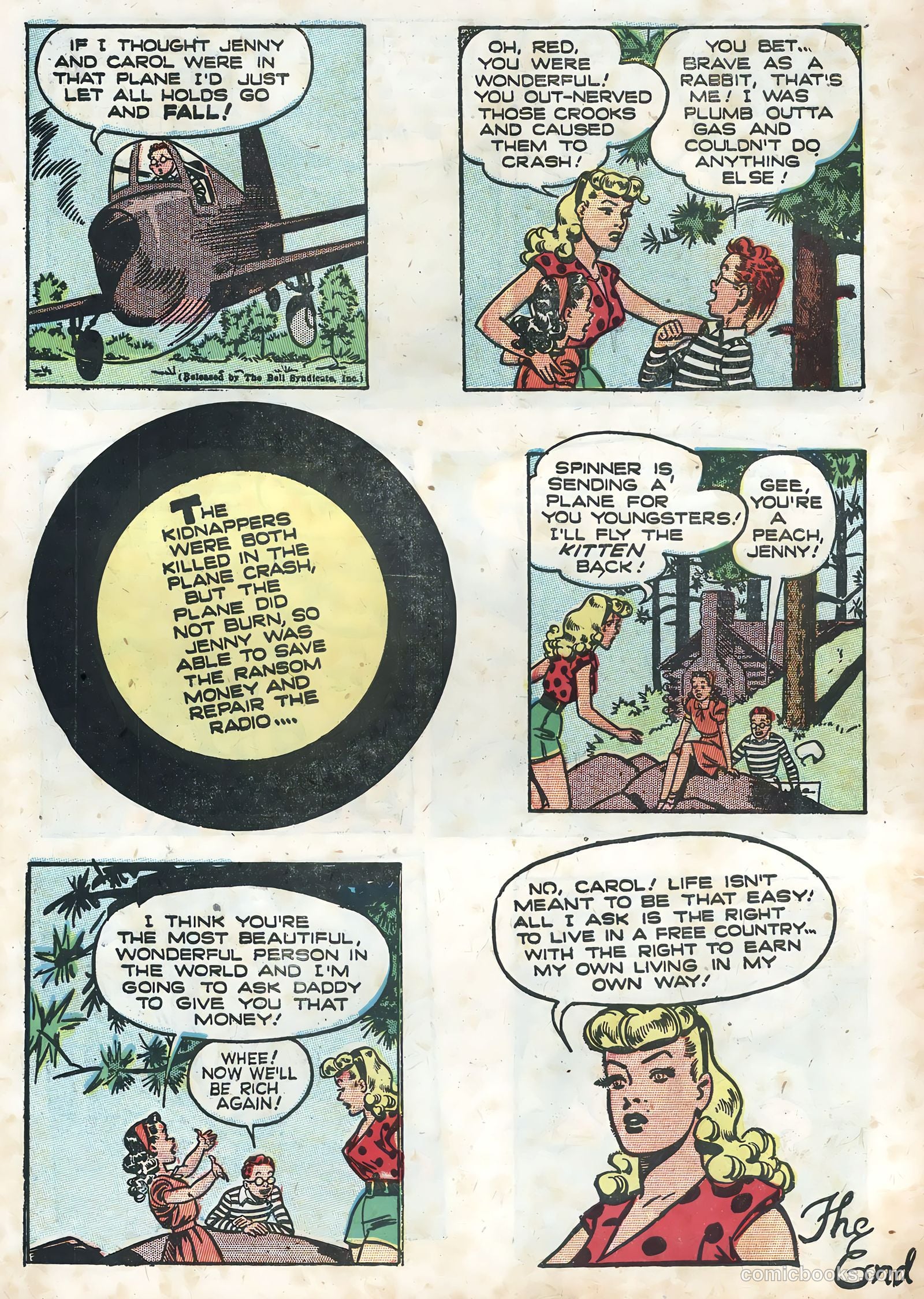 Flyin' Jenny #2 (1947) — page 34 of 36