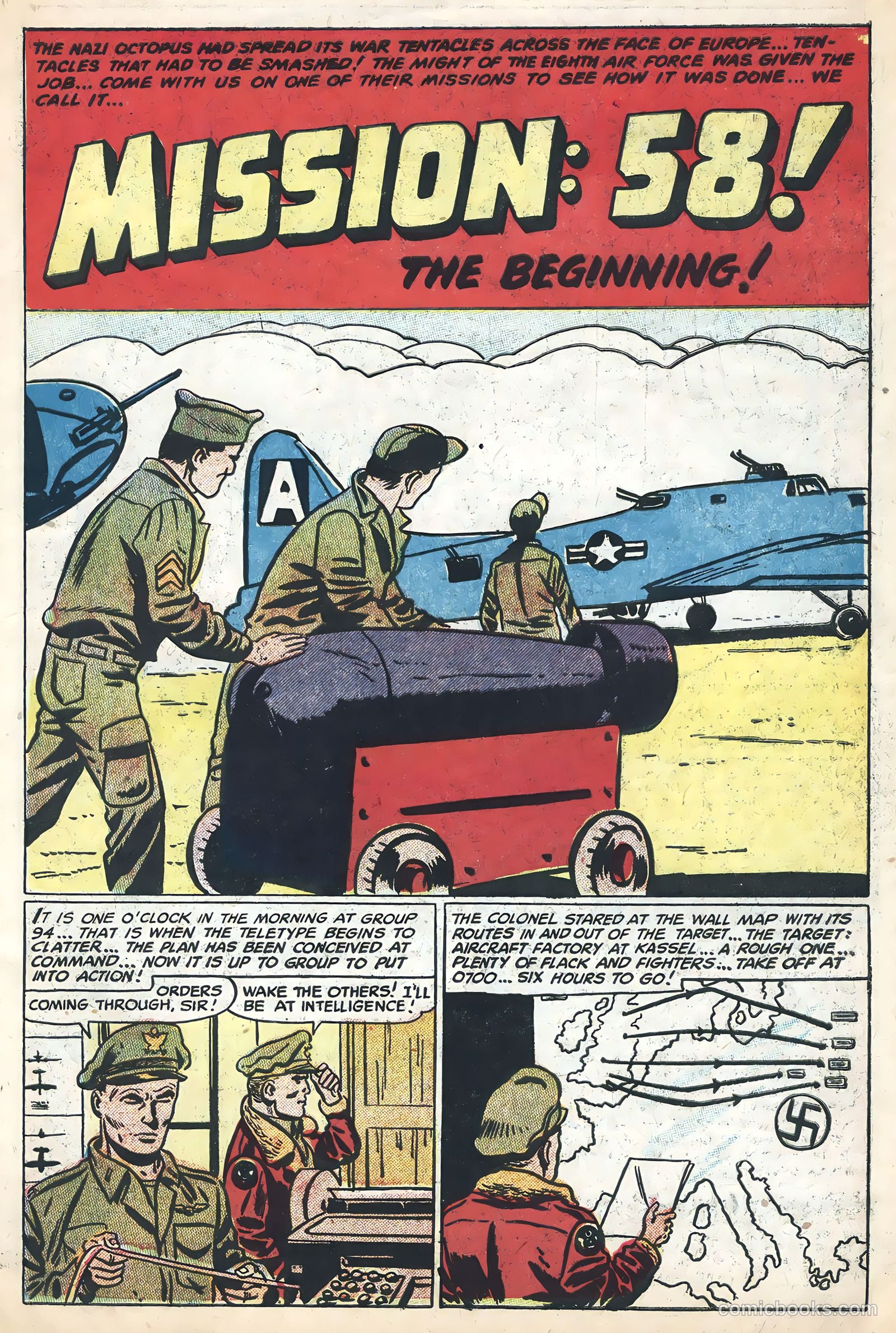 Flying Aces #1 (1955) — page 3 of 36