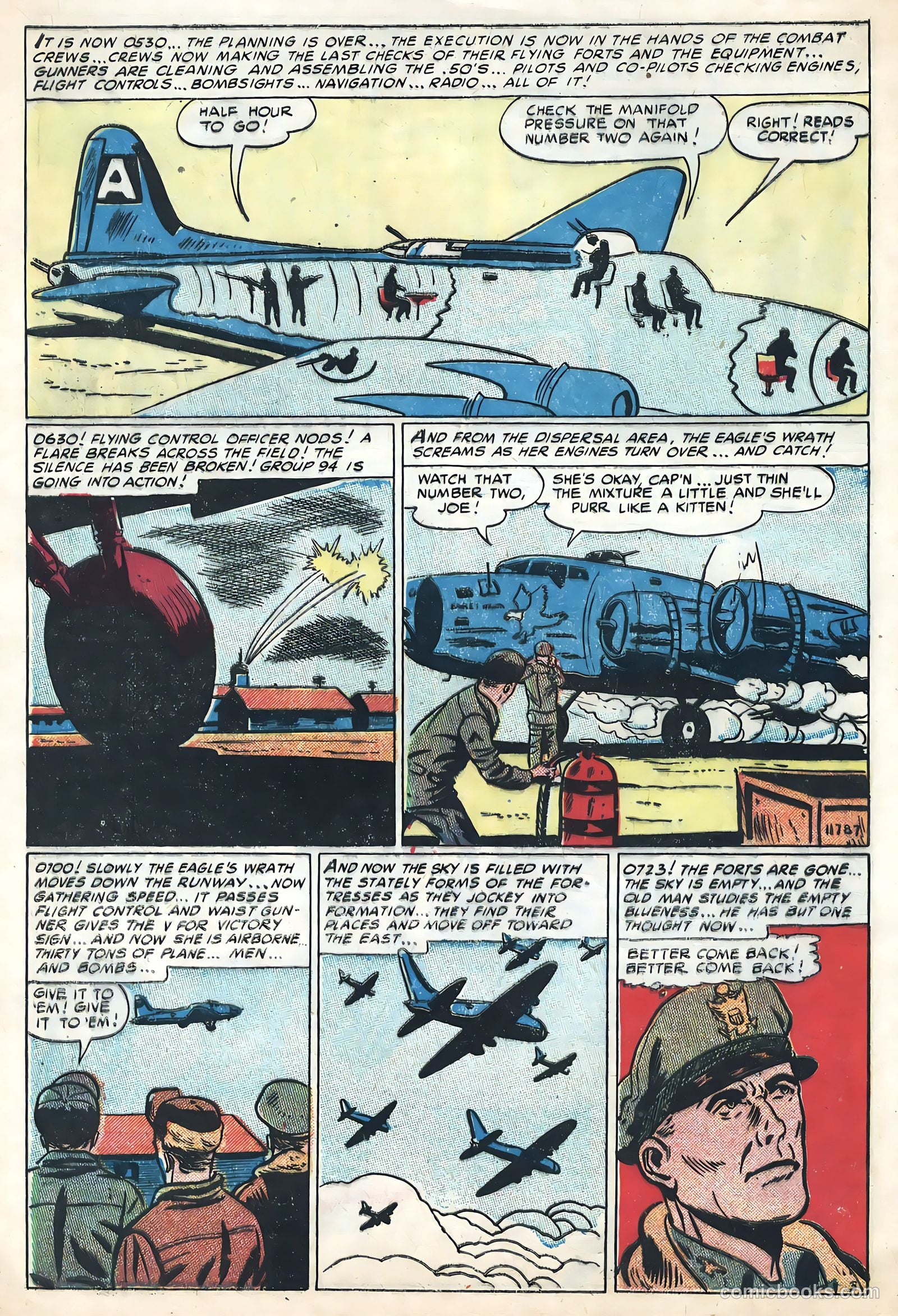 Flying Aces #1 (1955) — page 6 of 36