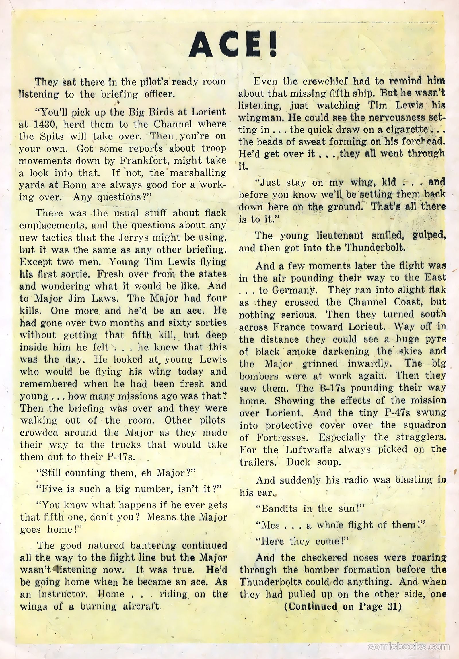 Flying Aces #1 (1955) — page 17 of 36
