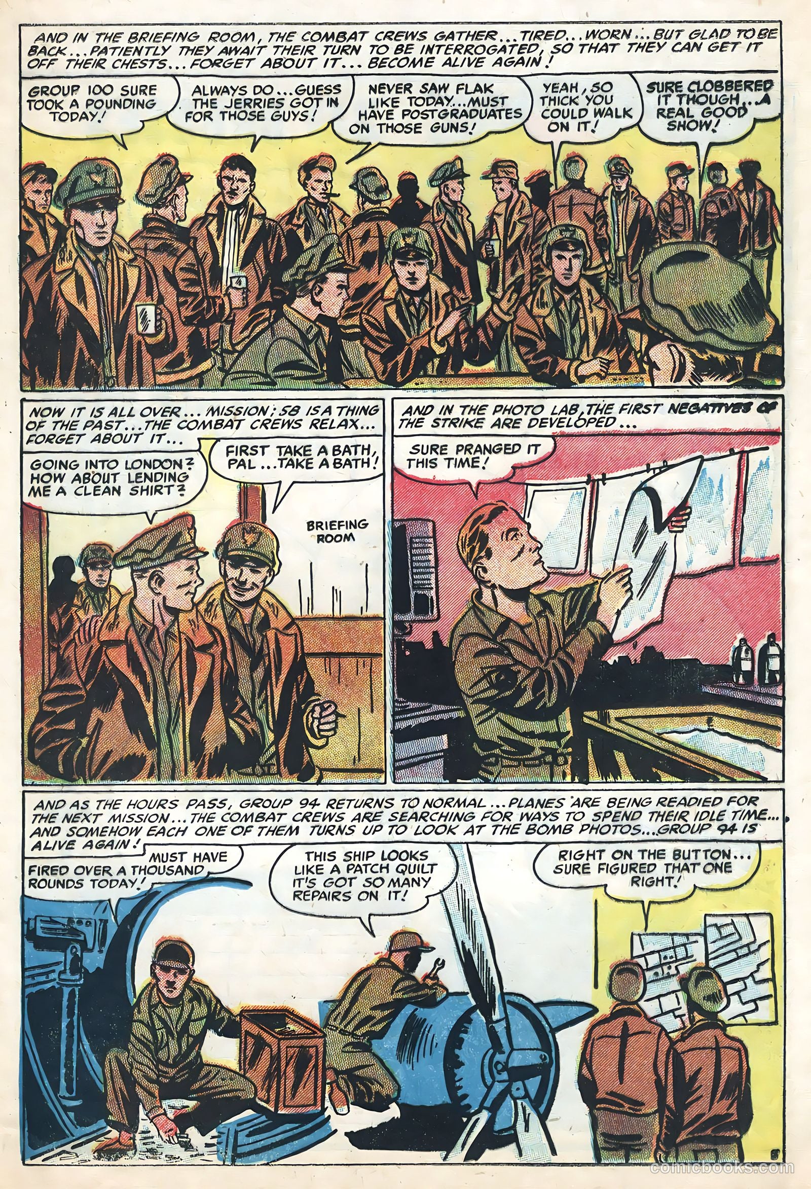 Flying Aces #1 (1955) — page 23 of 36