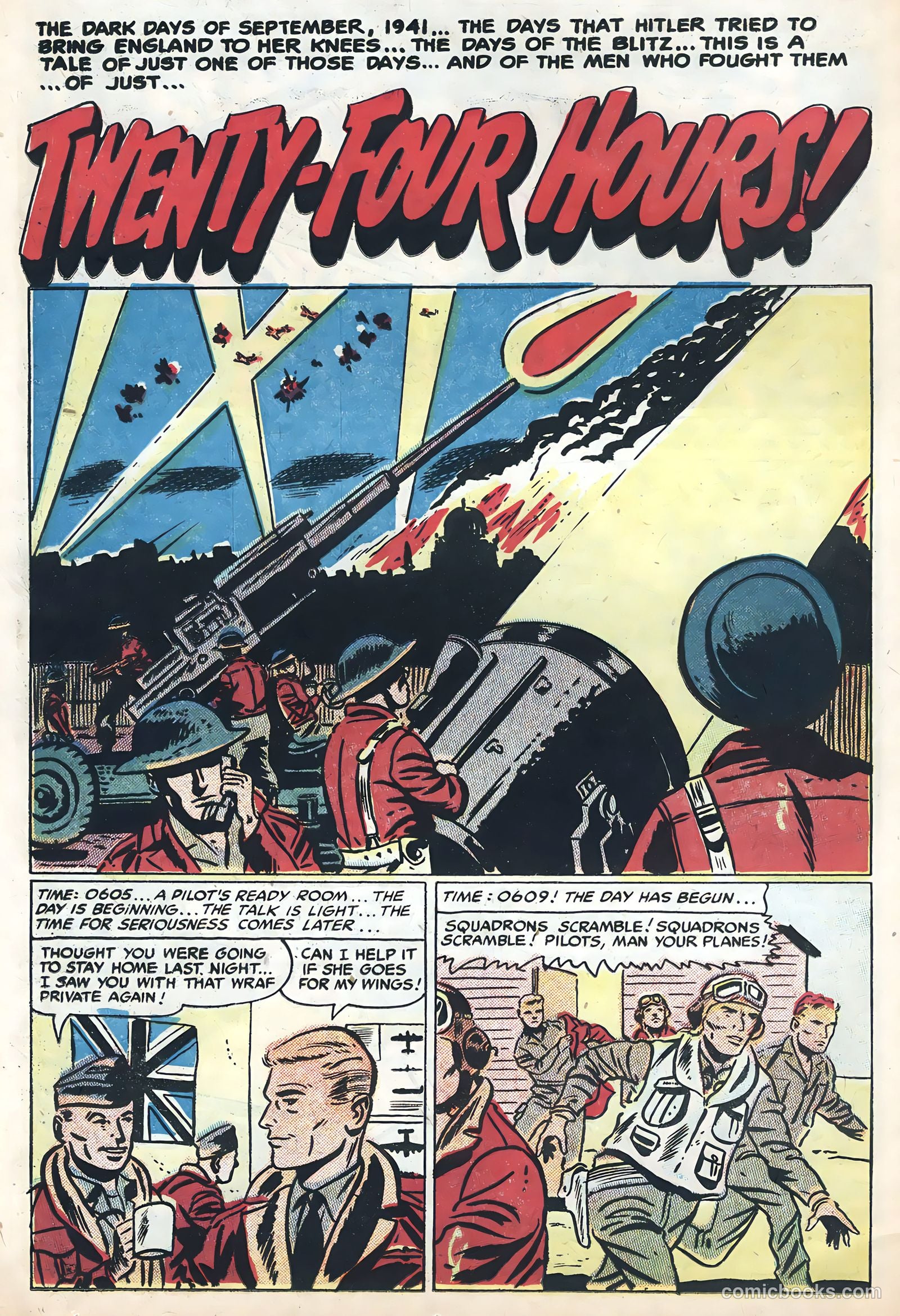 Flying Aces #1 (1955) — page 26 of 36