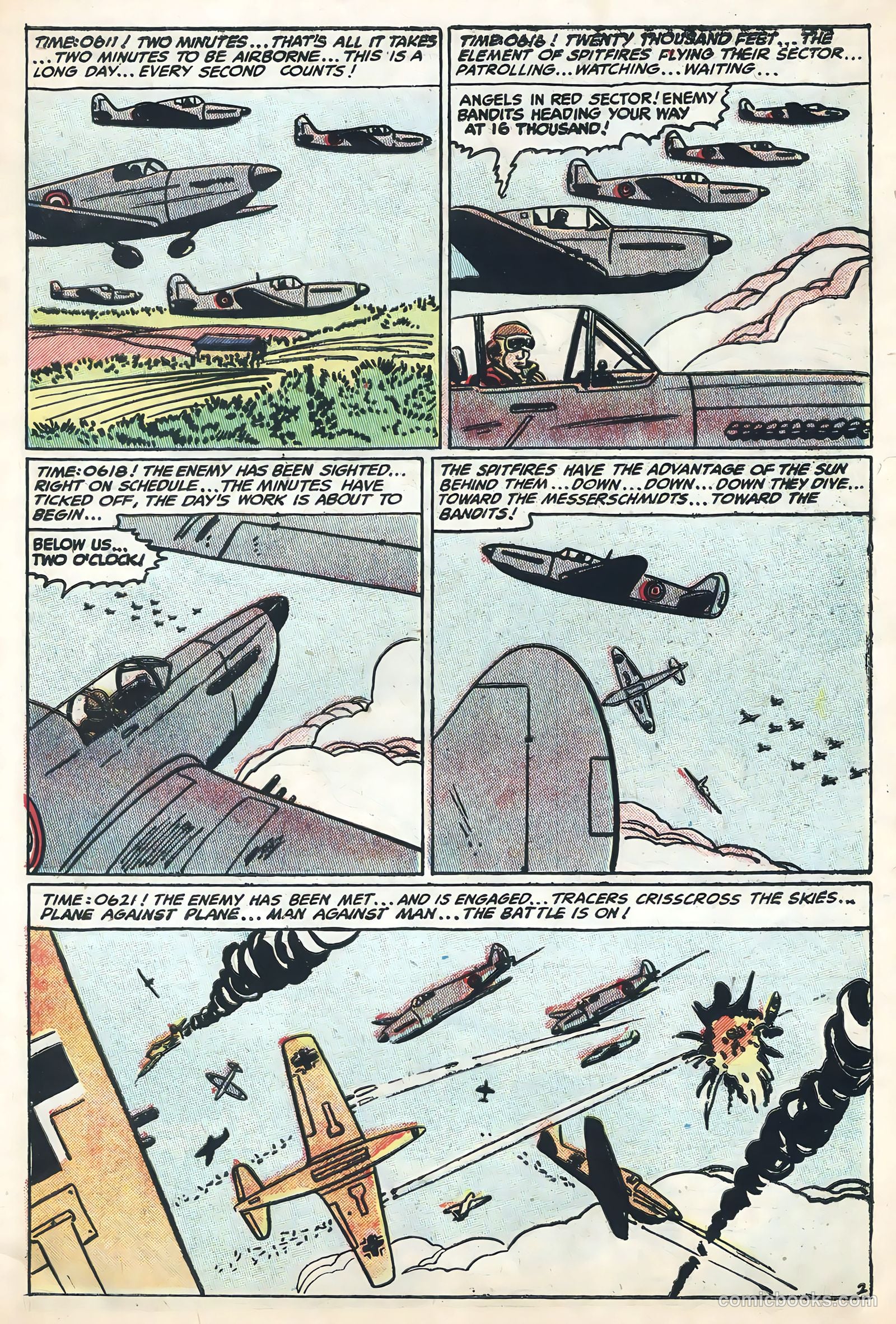 Flying Aces #1 (1955) — page 27 of 36