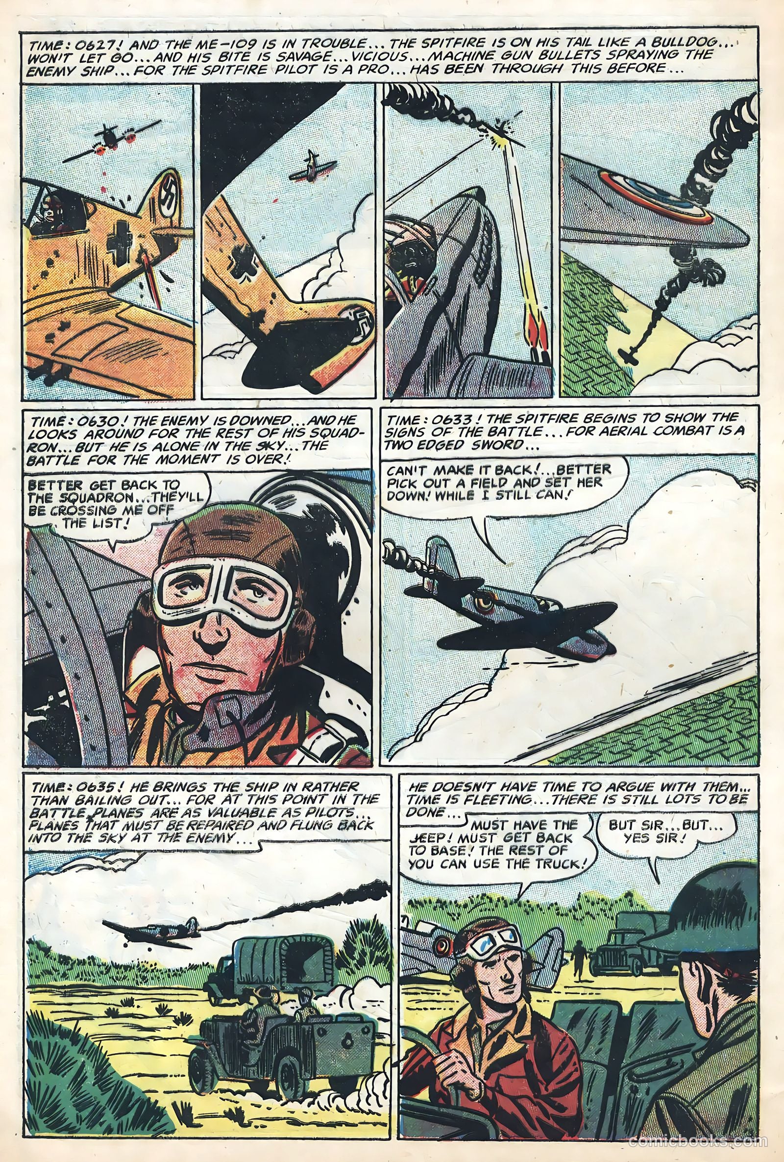 Flying Aces #1 (1955) — page 28 of 36