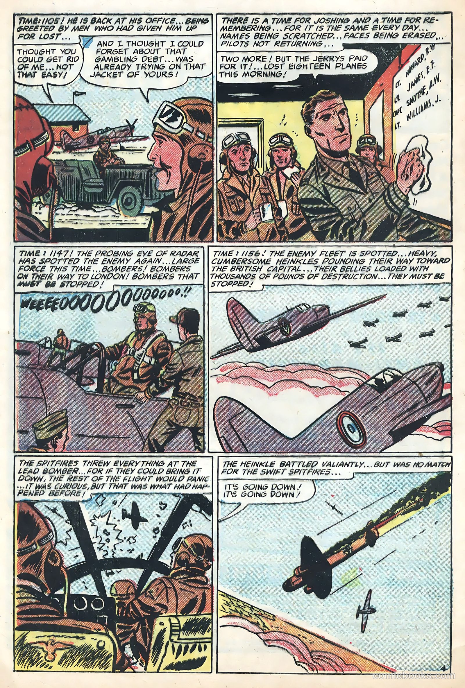 Flying Aces #1 (1955) — page 30 of 36